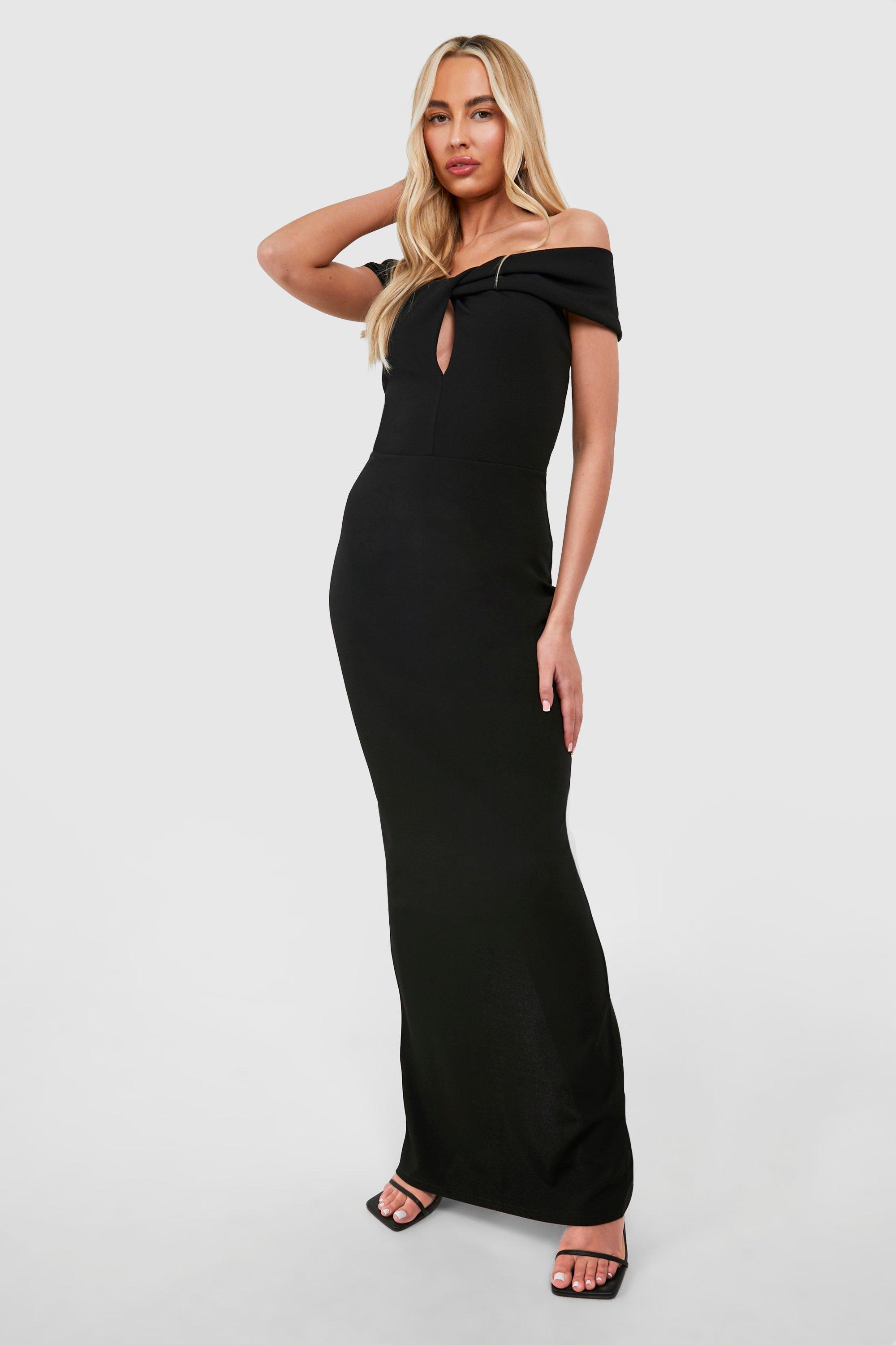 Black tall maxi dress shop