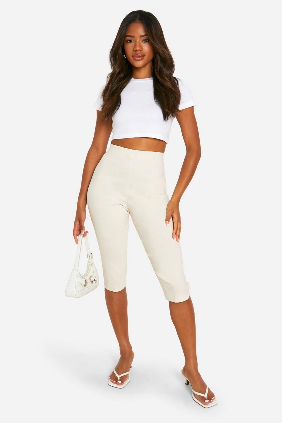Stone Fitted Capri Pant