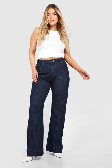 Plus Jeans Met Rechte Pijpen denim-blue