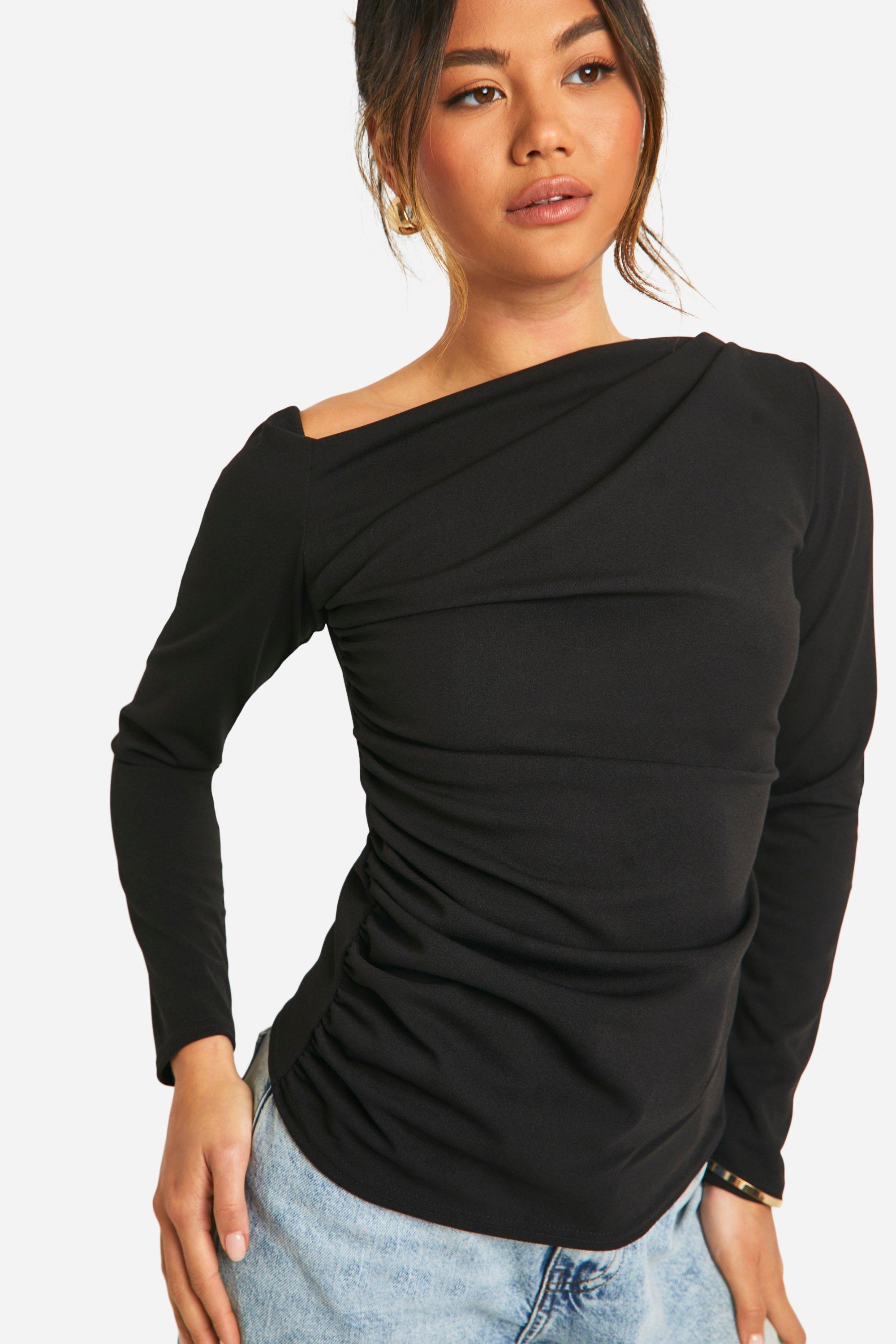 Shirt one shoulder off hotsell