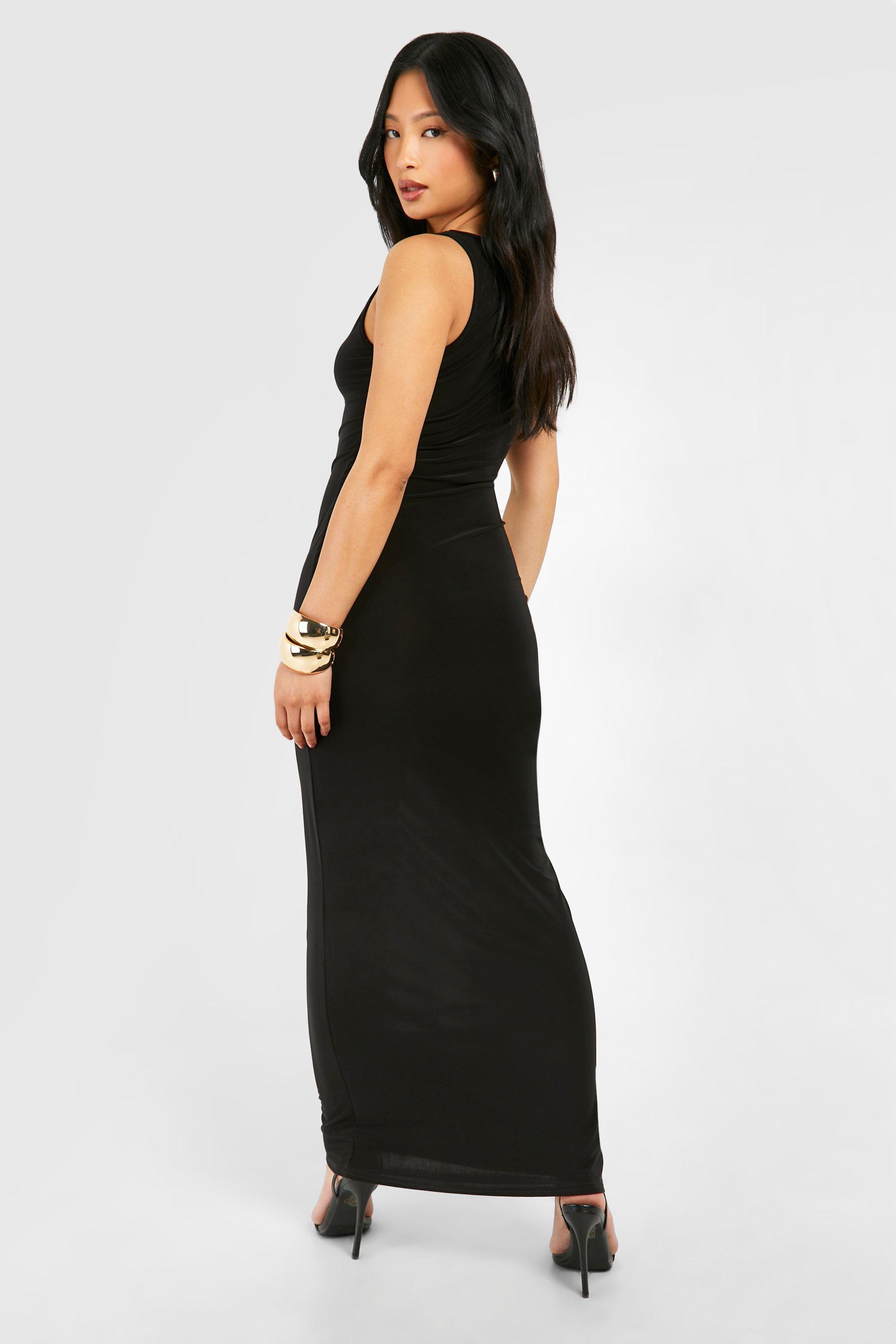 Petite maxi dresses boohoo hotsell