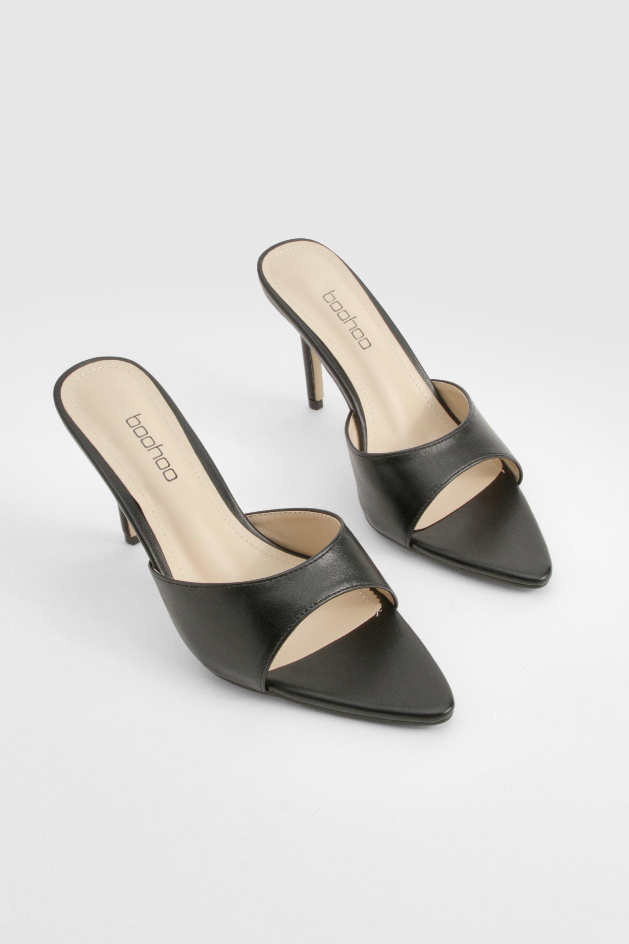 Pointed toe mules on sale