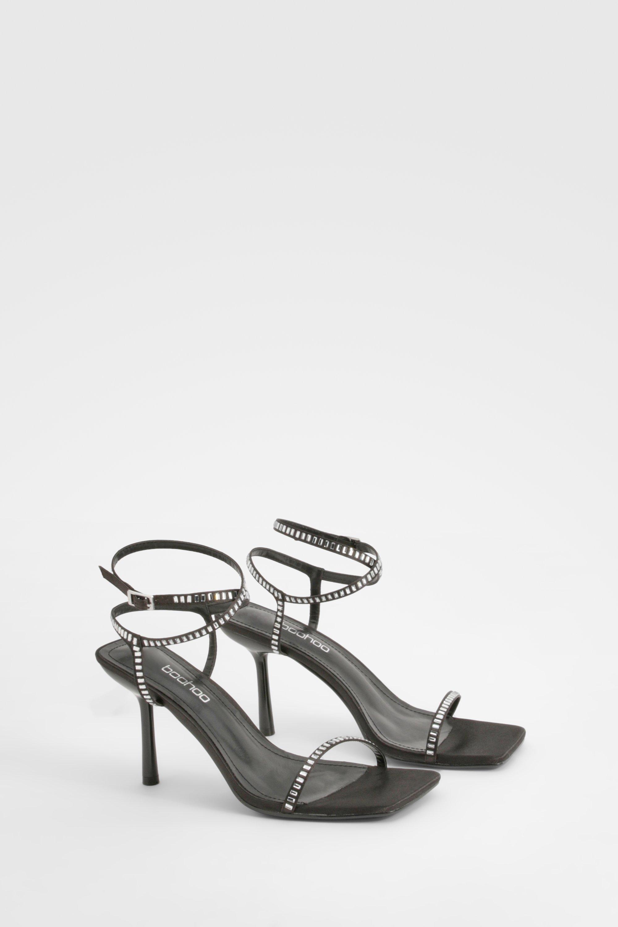 Boohoo diamante heels hot sale
