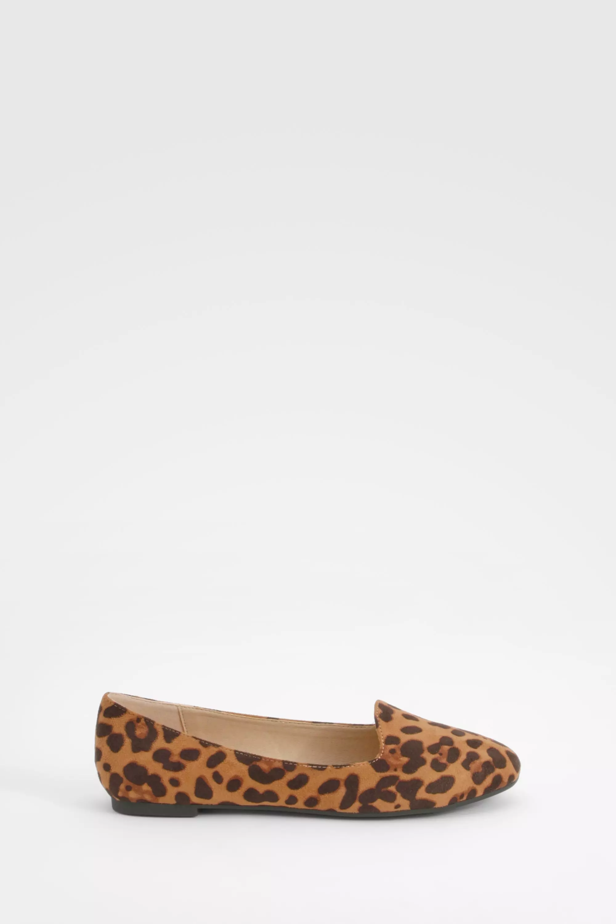 Leopard Basic Slipper Ballet Flats alternative image