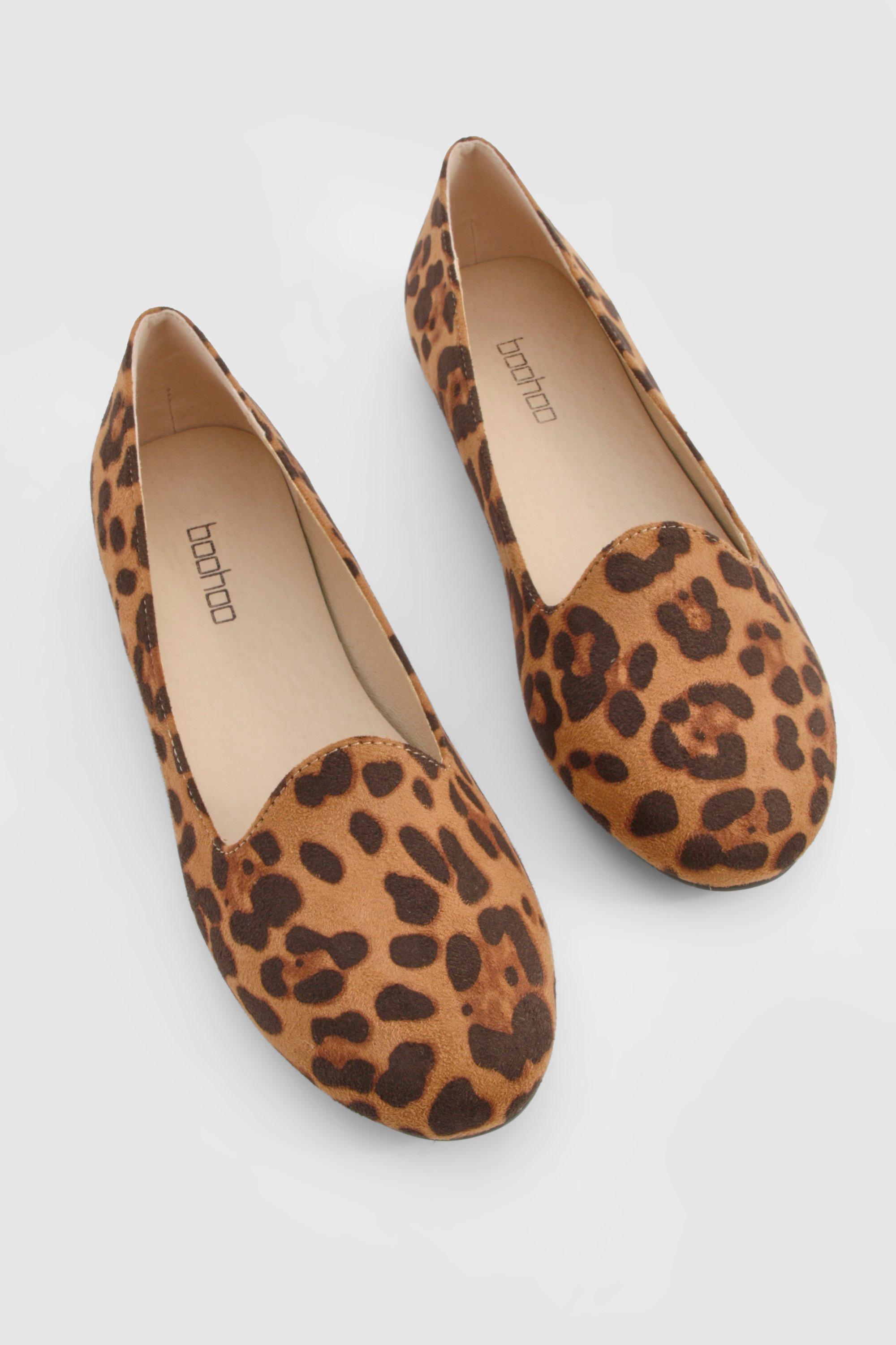 Animal print ballet pumps sale
