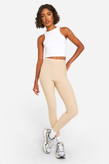 Tall Honeycomb Legging taupe