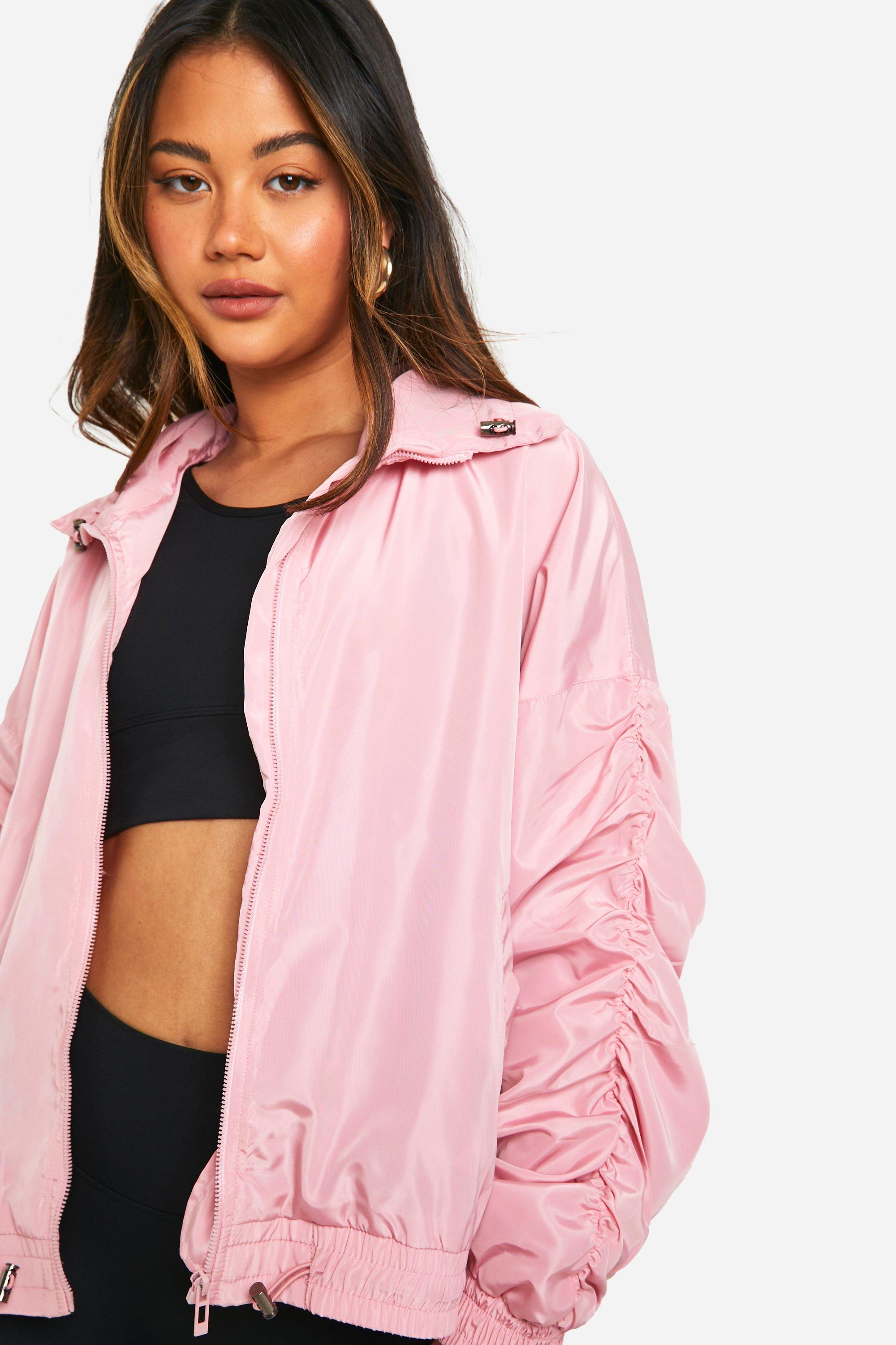 Boohoo pink jacket shops