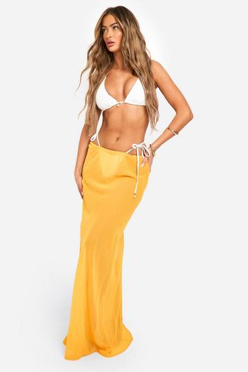 Maxi Beach Cover-up Skirt orange