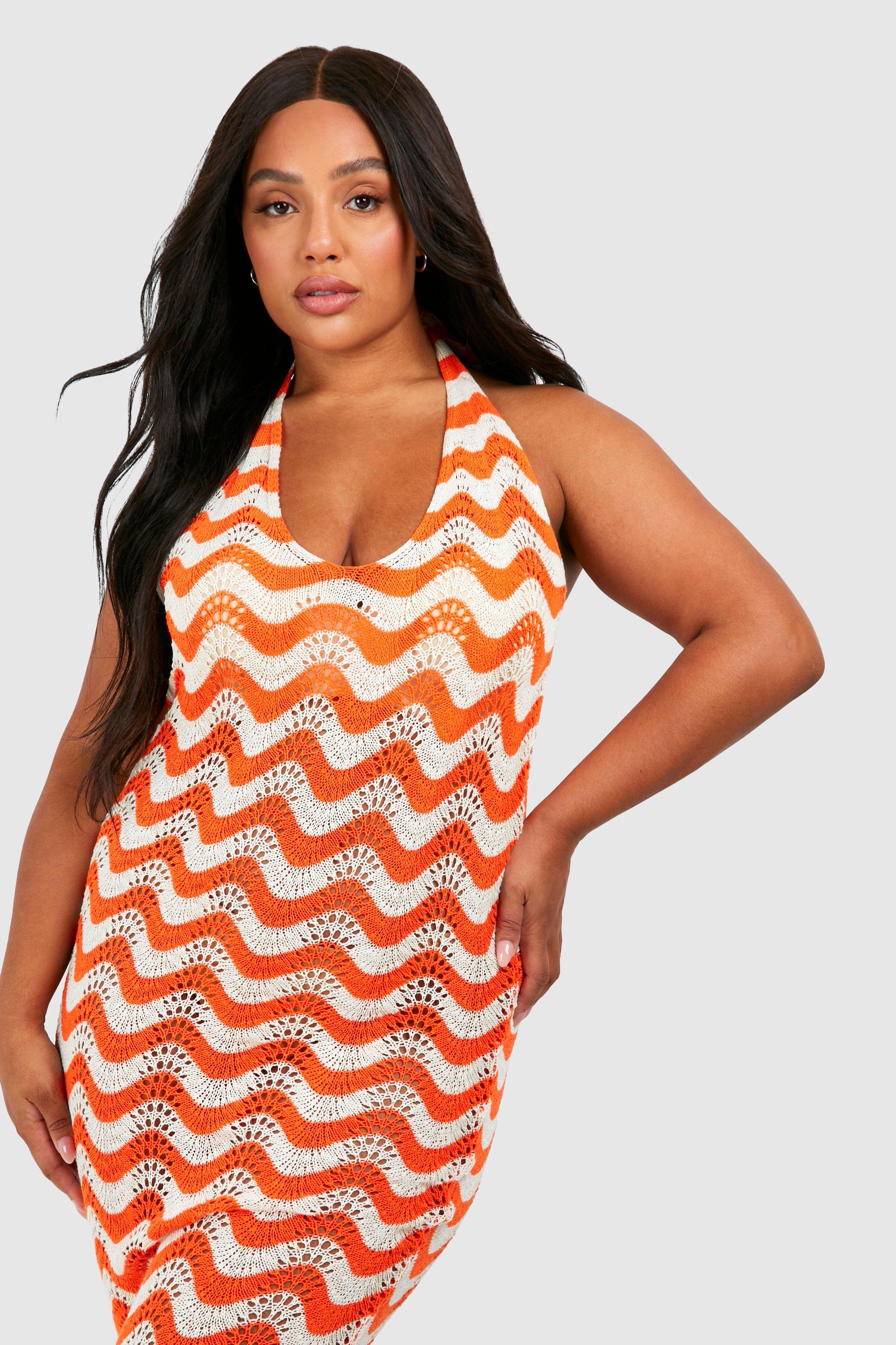 Plus size chevron maxi dress best sale