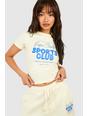 Lemon Dsgn Studio Sports Club Bubble Slogan Baby T-shirt 