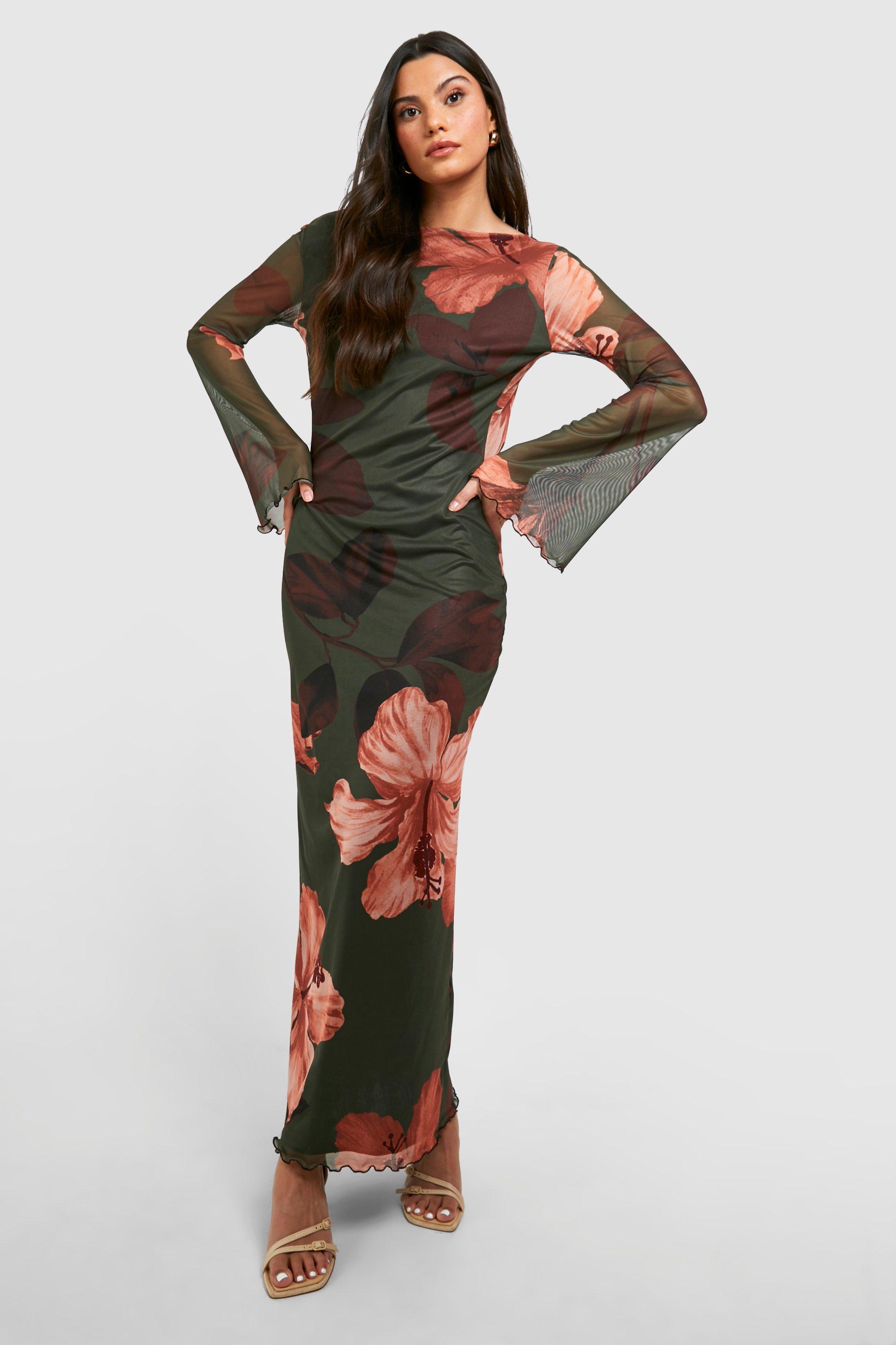 Hibiscus maxi dress hot sale