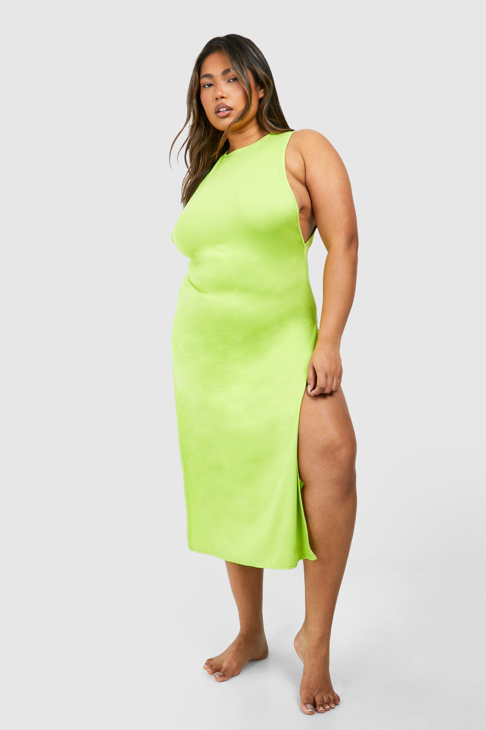 Plus size neon cover up online