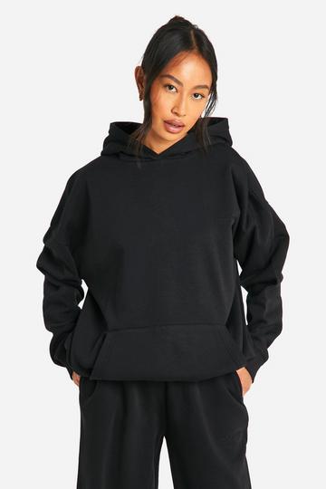 Dsgn Studio Embroidered Oversized Hoodie black