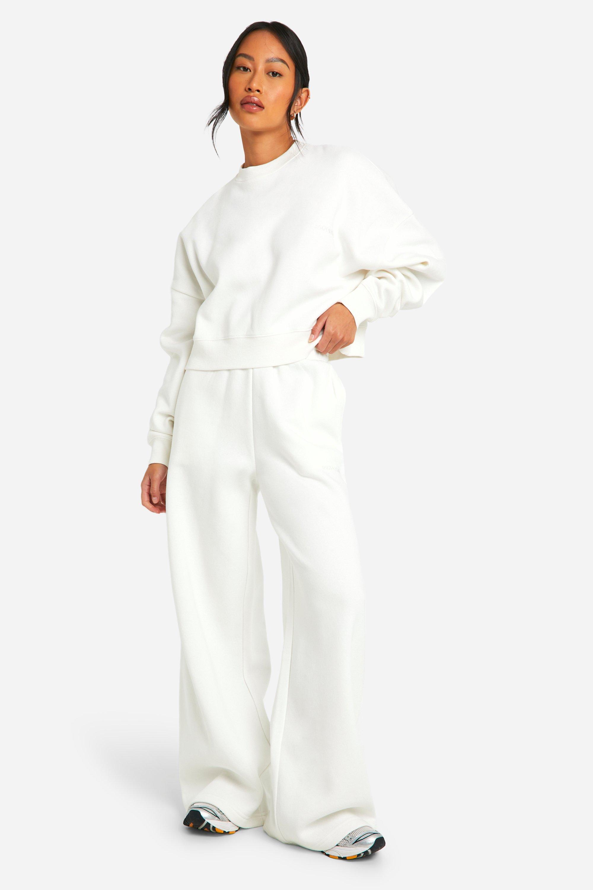 Fetish white light jogger on sale set