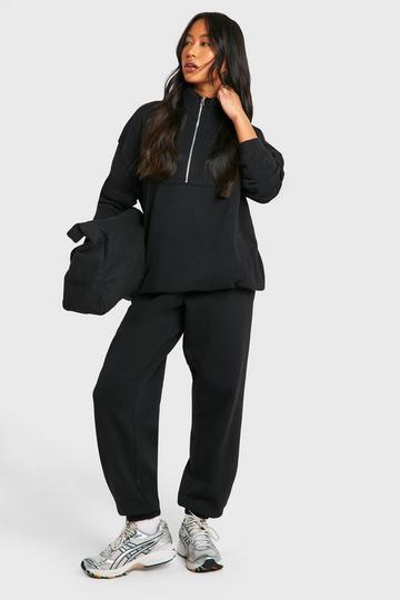 Dsgn Studio Embroidered Cuffed Oversized Jogger black