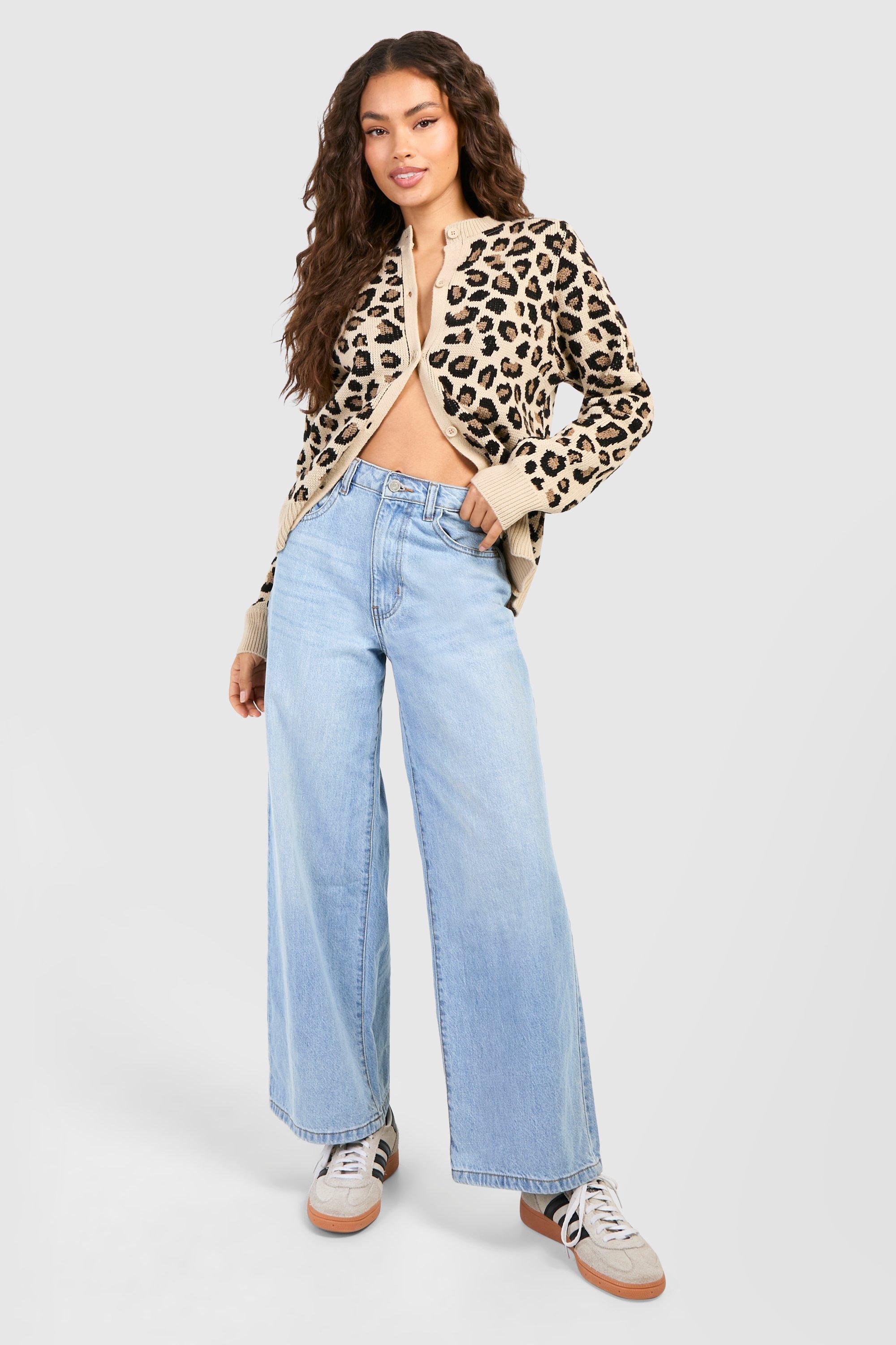 TTT MSW 22AW Leopard Knit Cardigan M - メルカリ