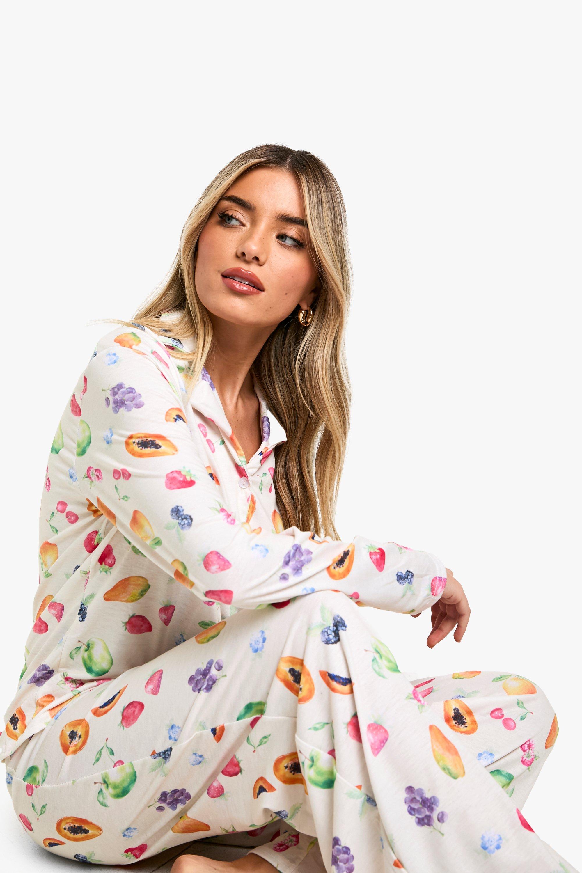 Fruit print pyjamas sale