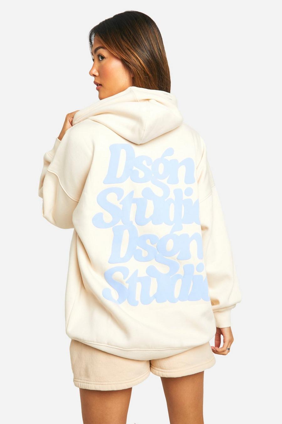 Stone Dsgn Studio Oversize hoodie med tryck