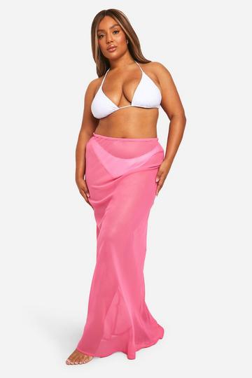 Pink Plus Beach Maxi Skirt