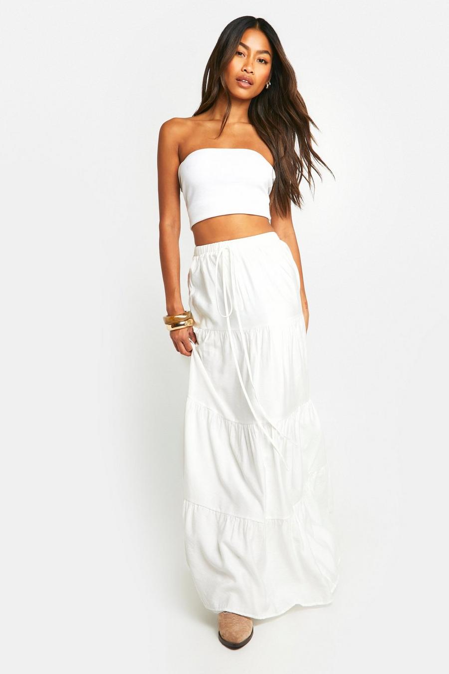 White Maxi Skirt 