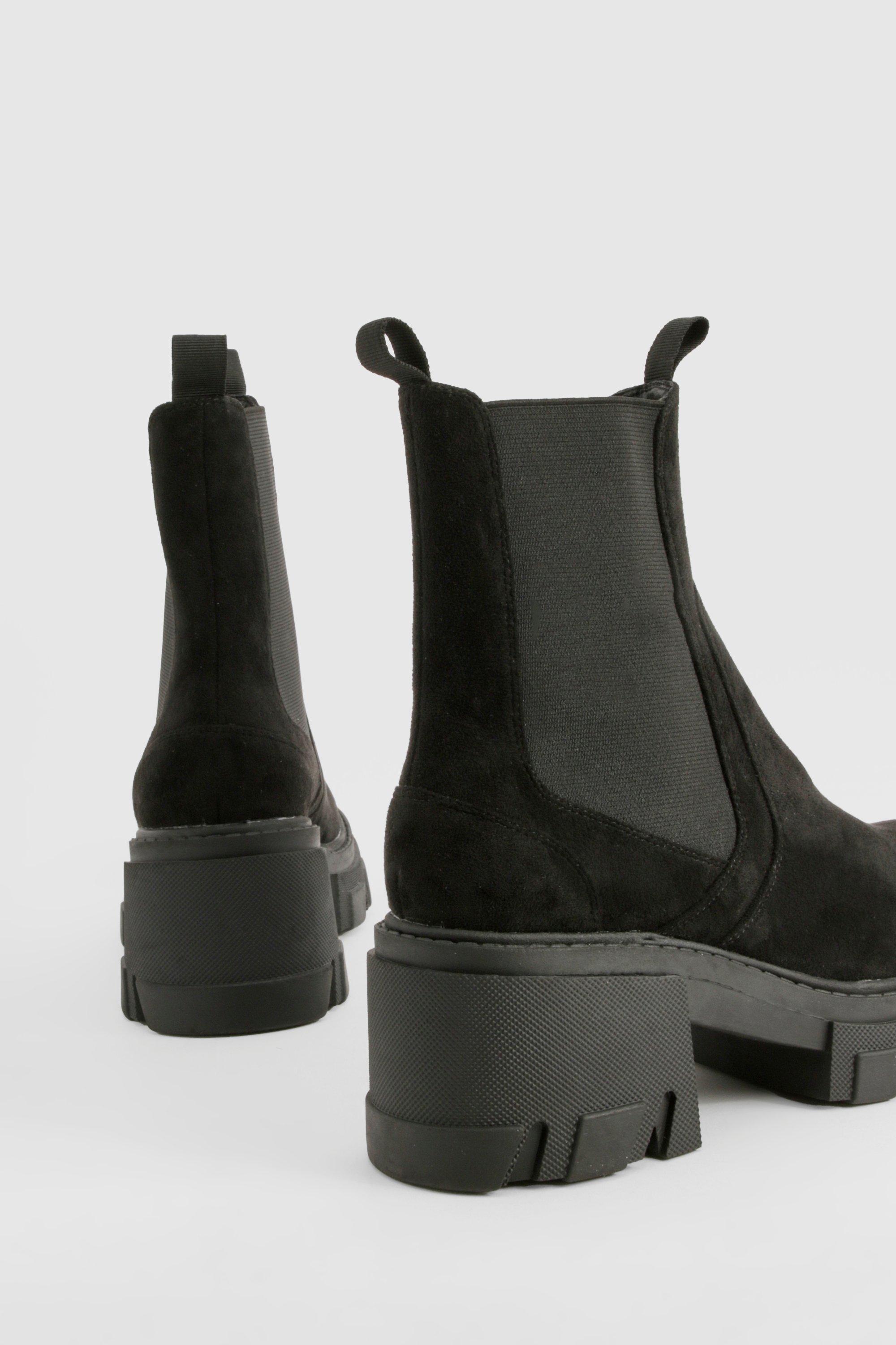 Chunky Heeled Chelsea Boot boohoo DK