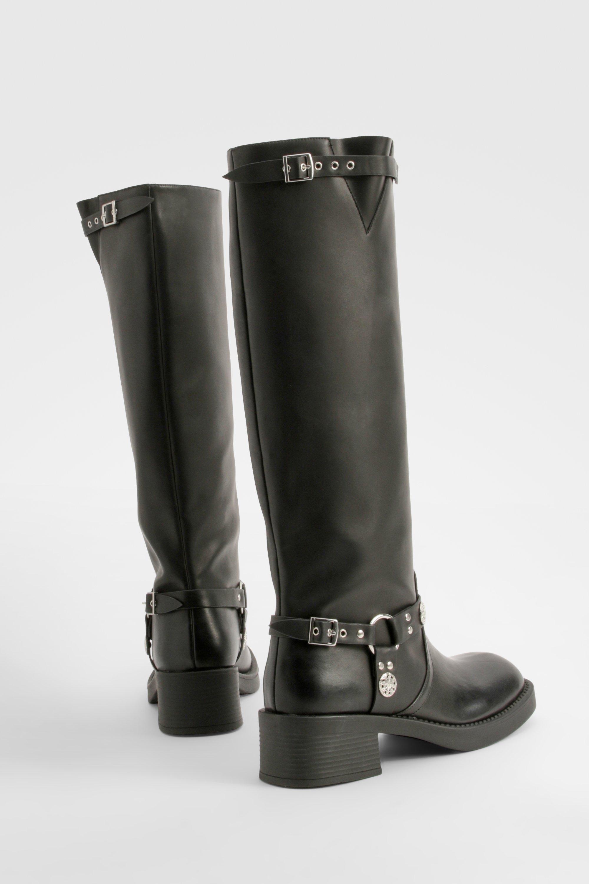 Knee high western style boots store
