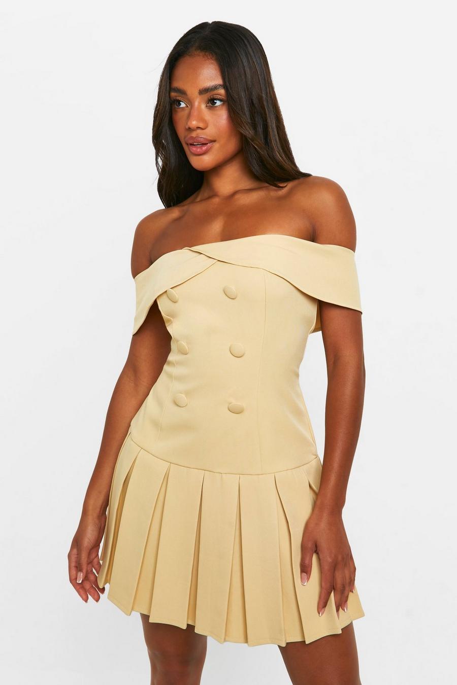 Lemon Bardot Tennis Skirt Dress