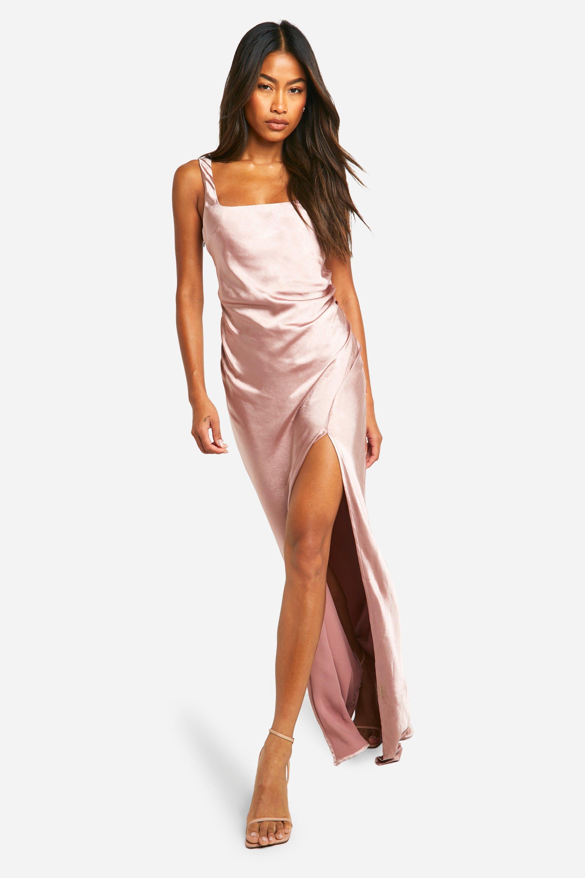 Oyster satin dress hotsell