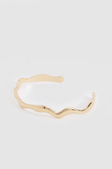 Squiggle Bangle gold