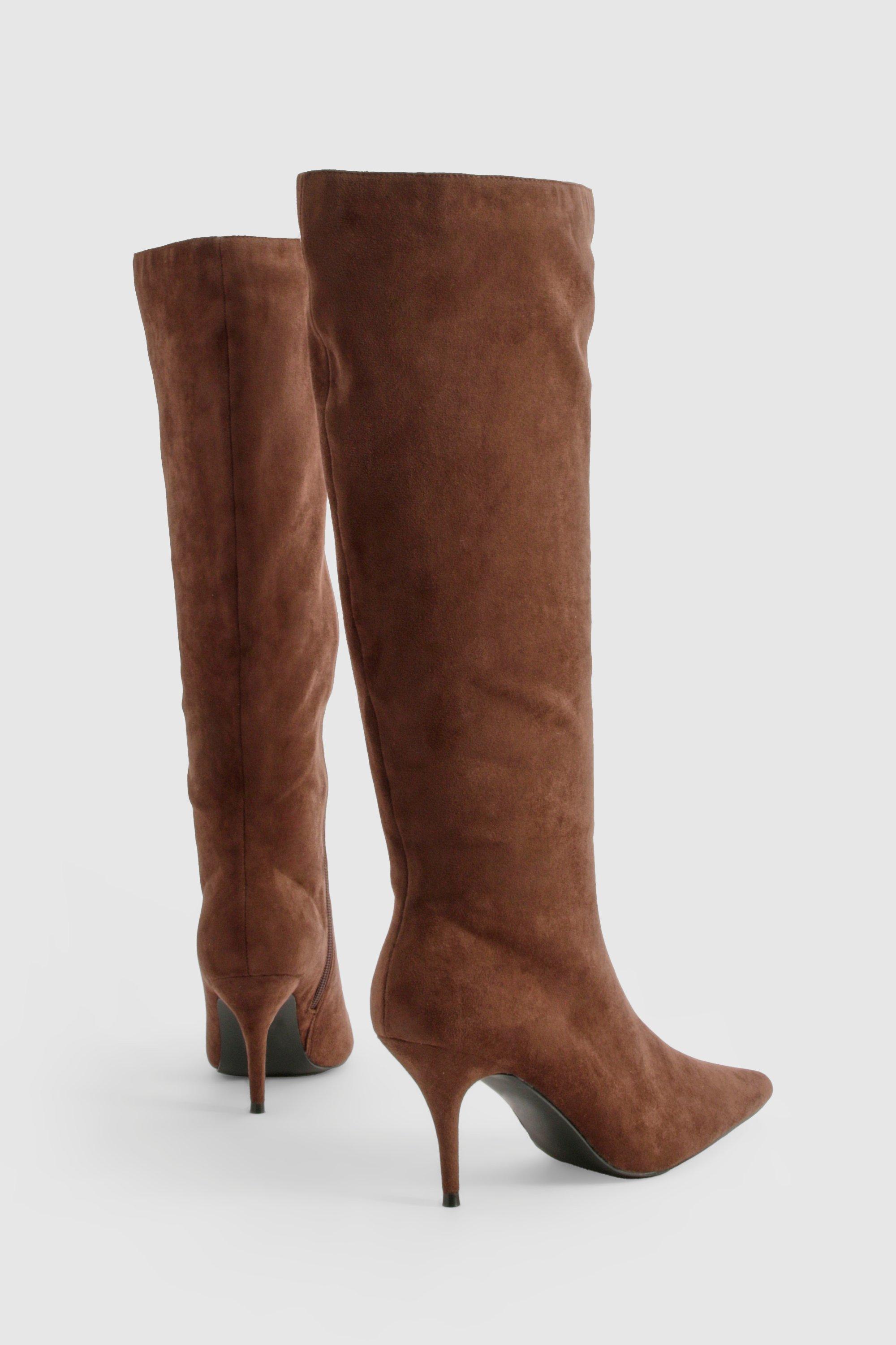 Low suede boots clearance