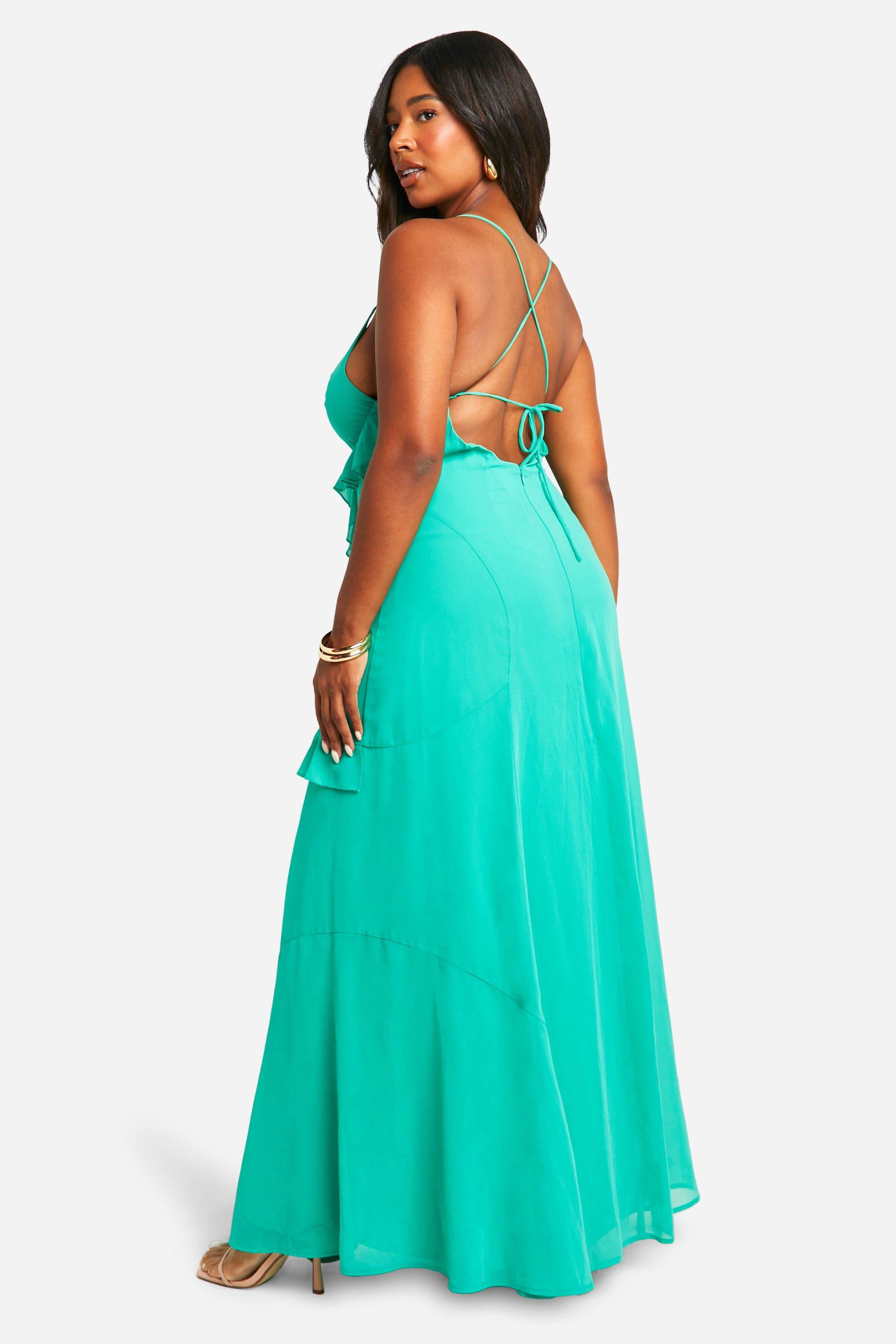 Robe turquoise grande taille top
