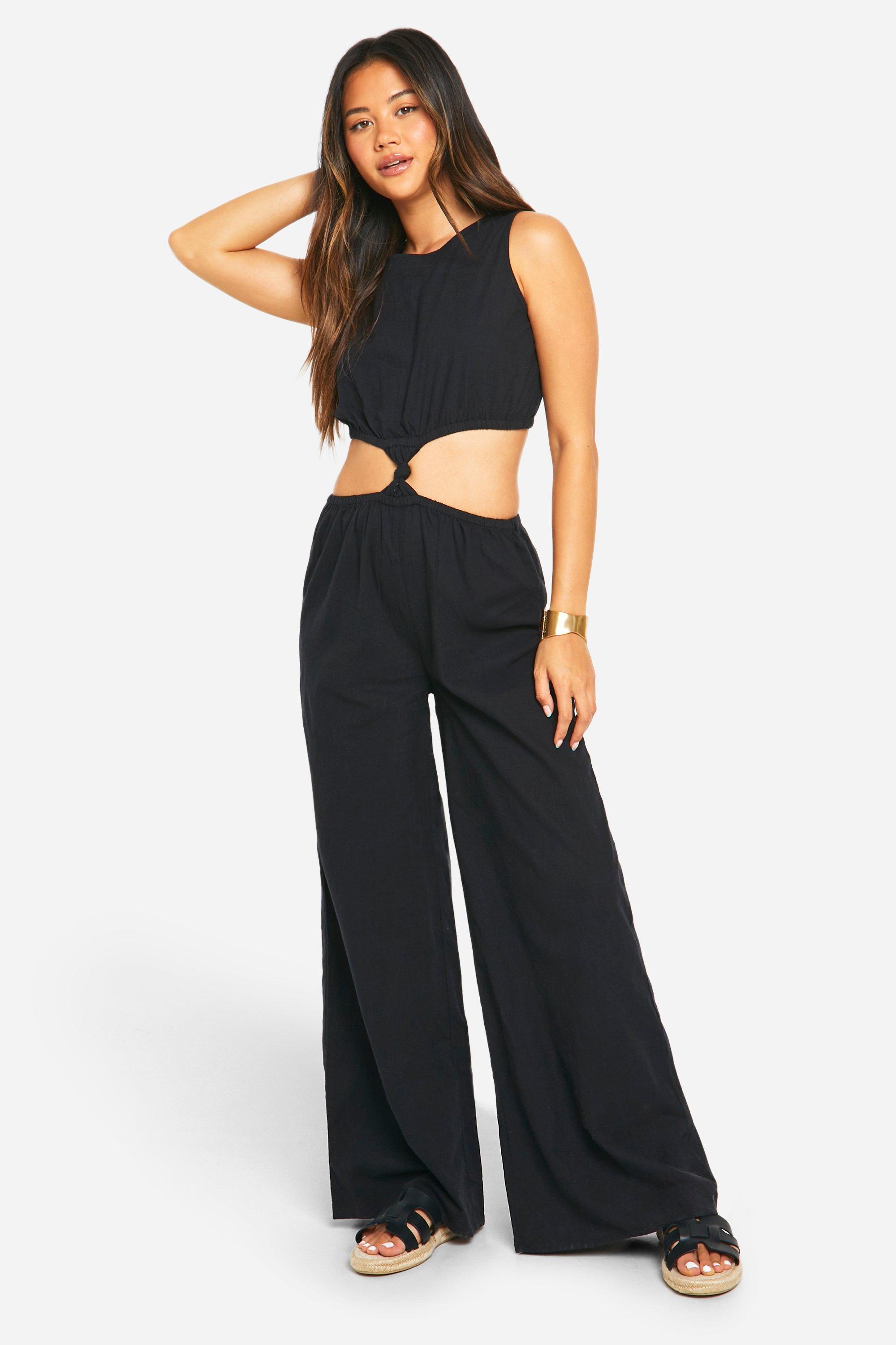 Cut out front jumpsuit discount