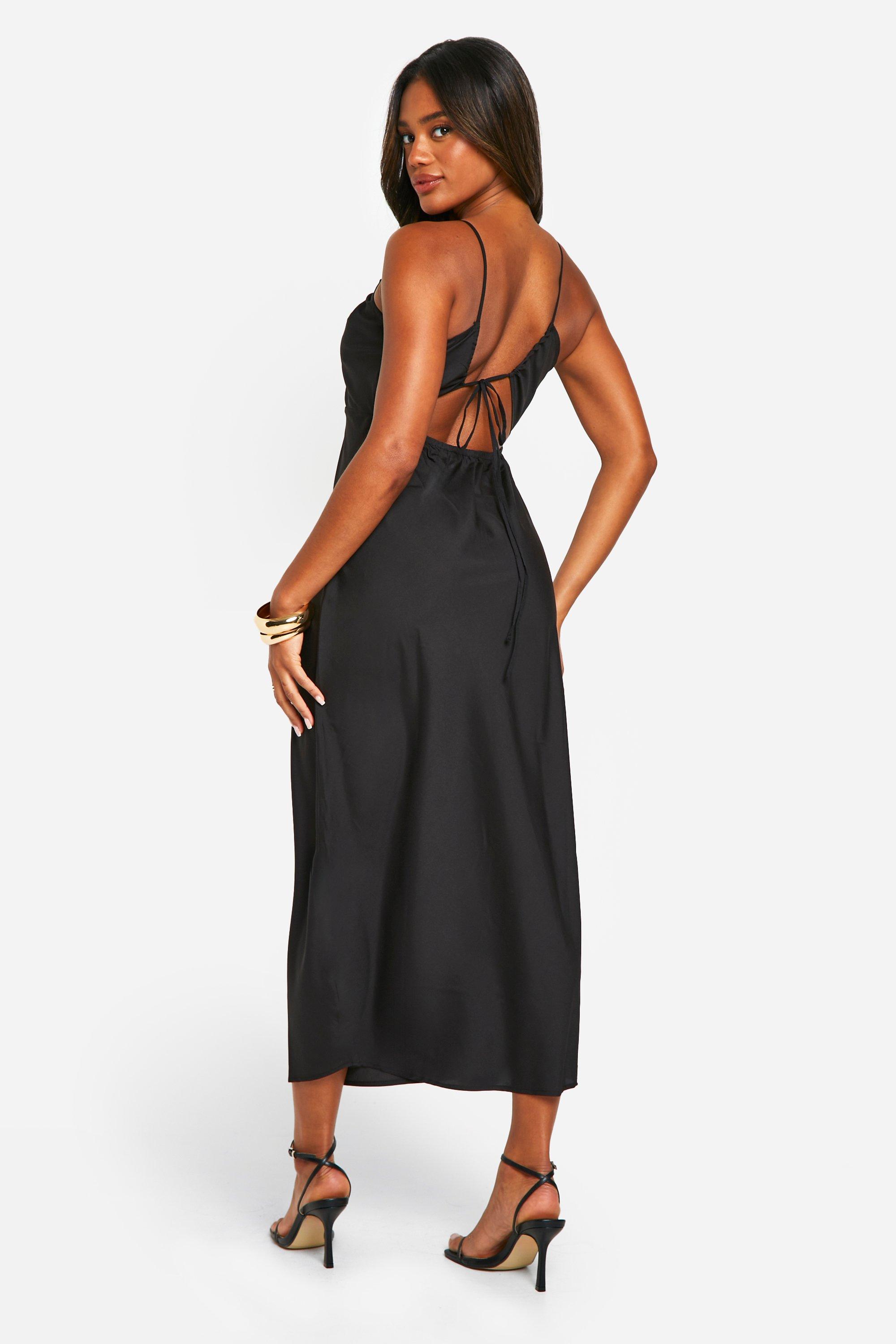 Strappy Midaxi Dress boohoo NZ