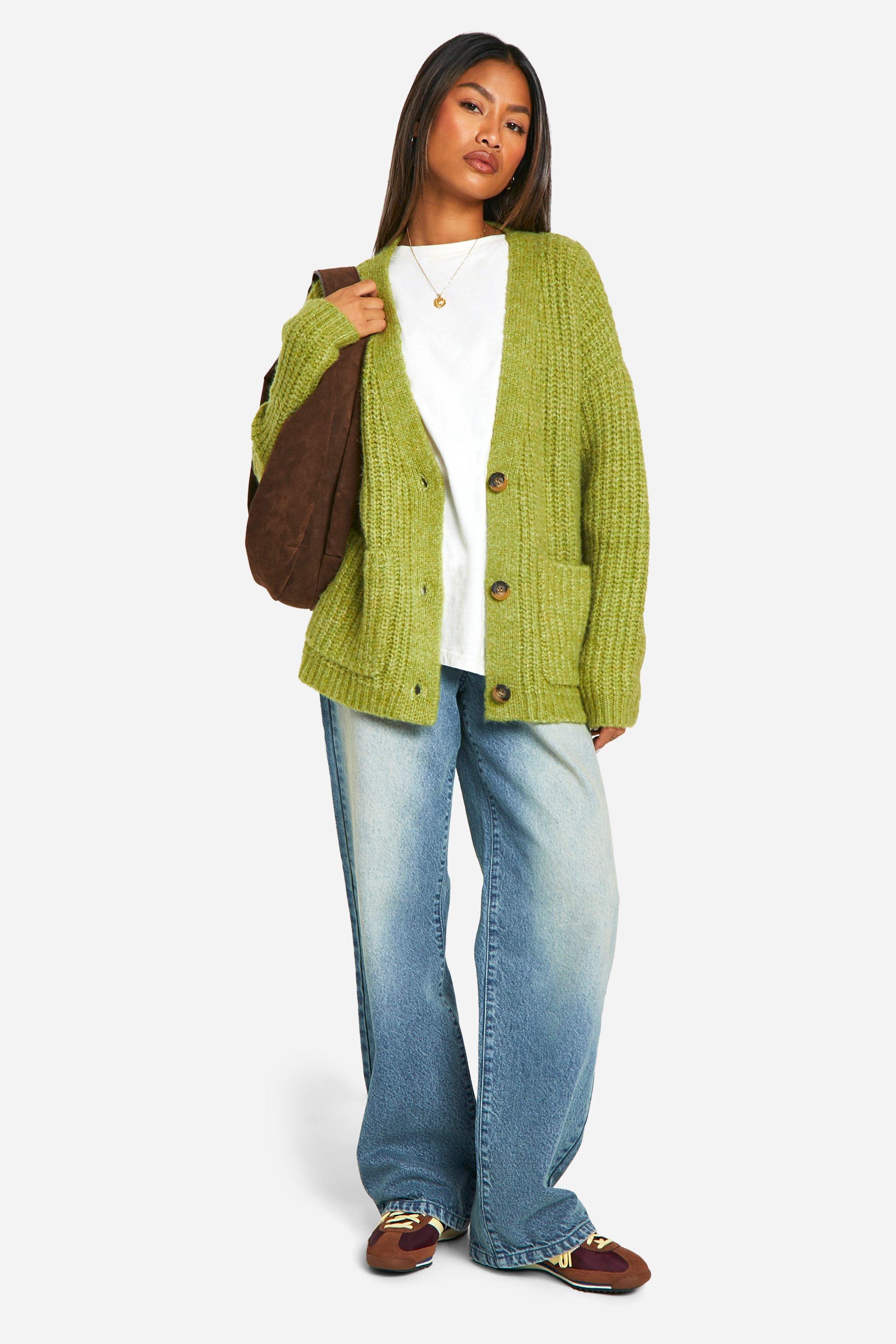 Chunky knit boyfriend cardigan hotsell