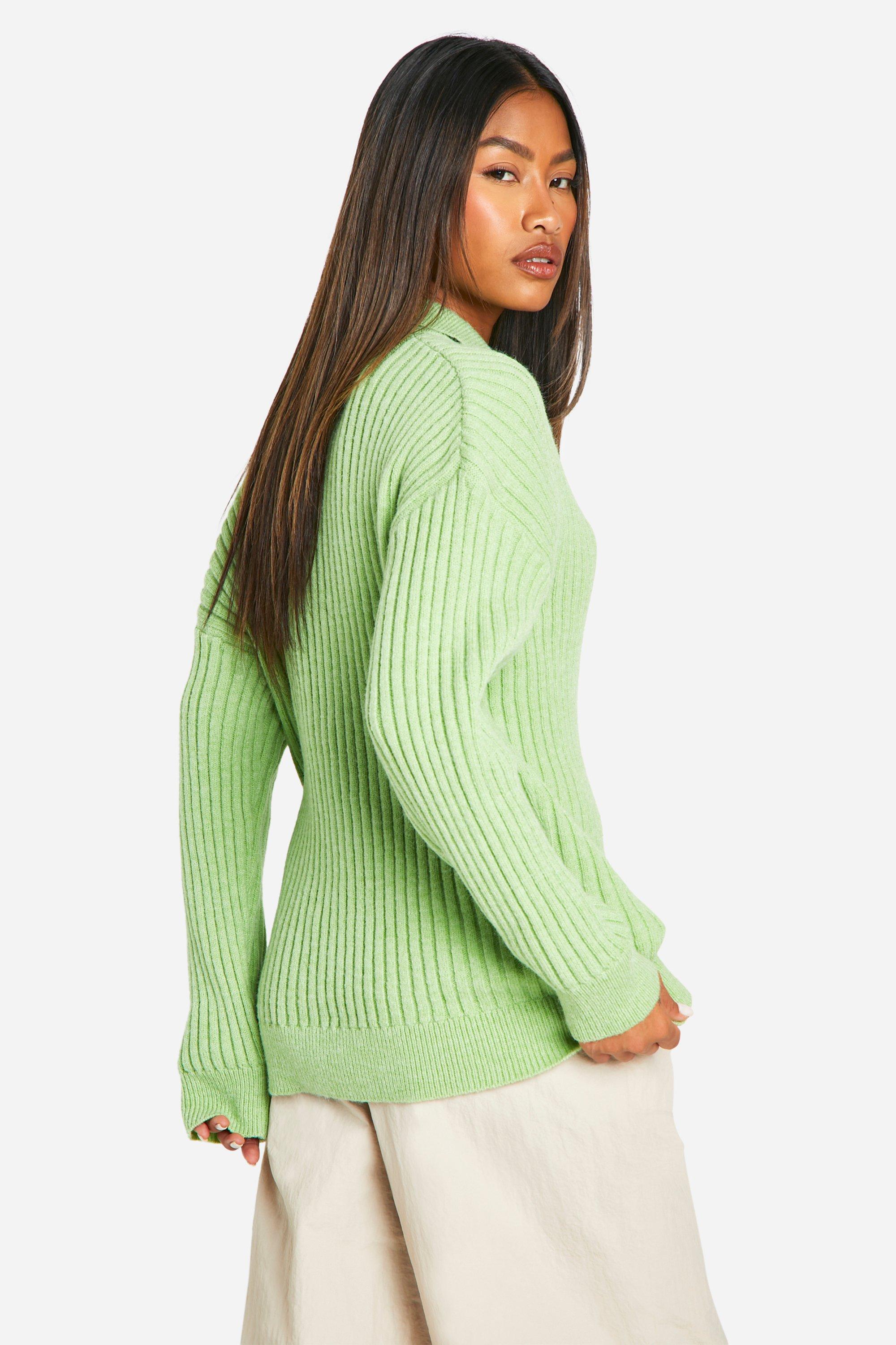 Pull en maille cotelee douce