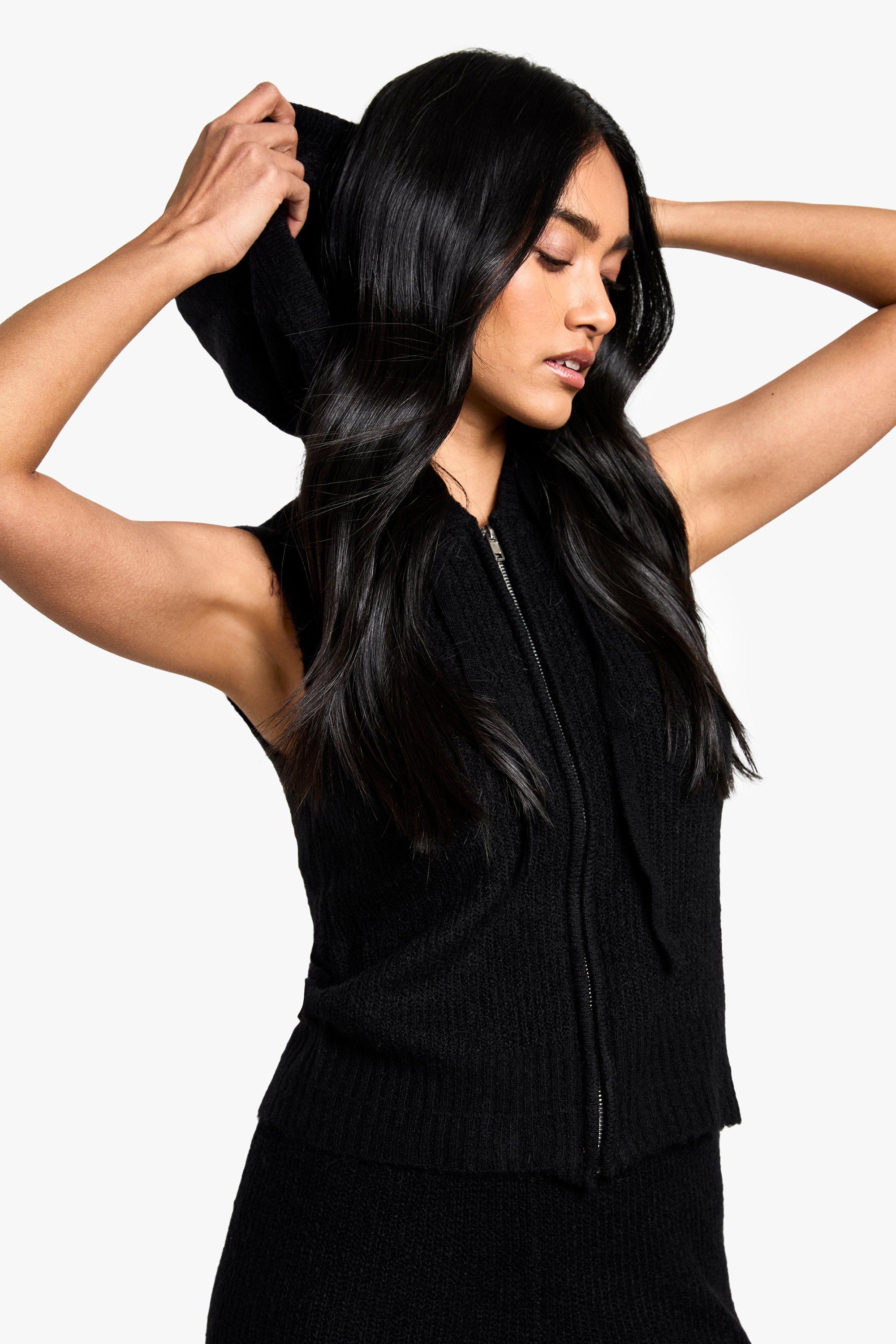 Maglia smanicata con cappuccio store
