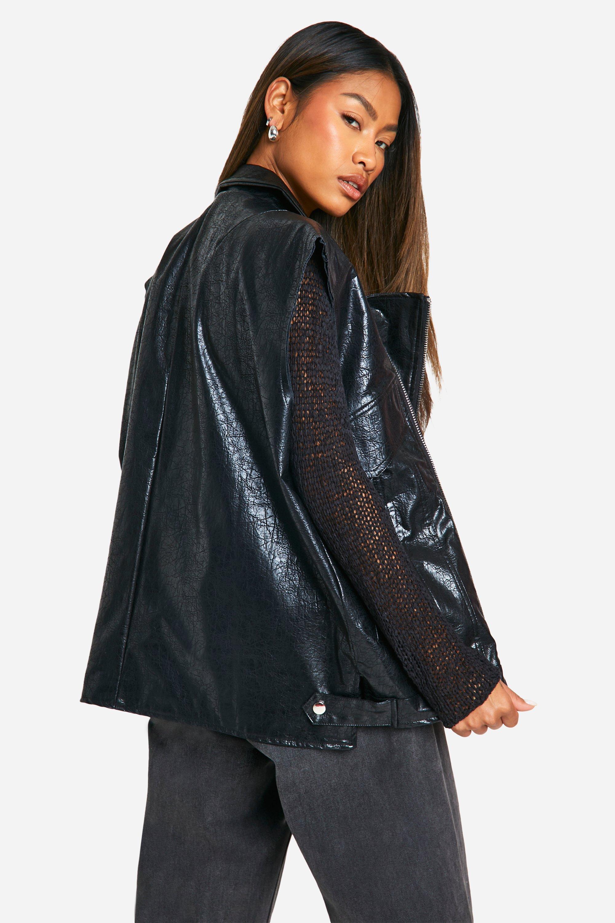 Biker gilet womens sale