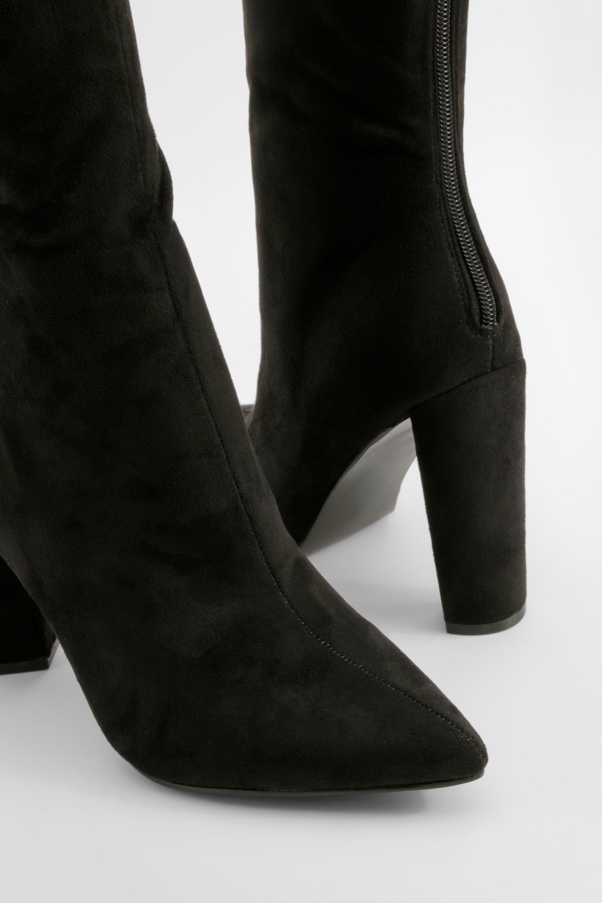 Black suede orders sock boots uk