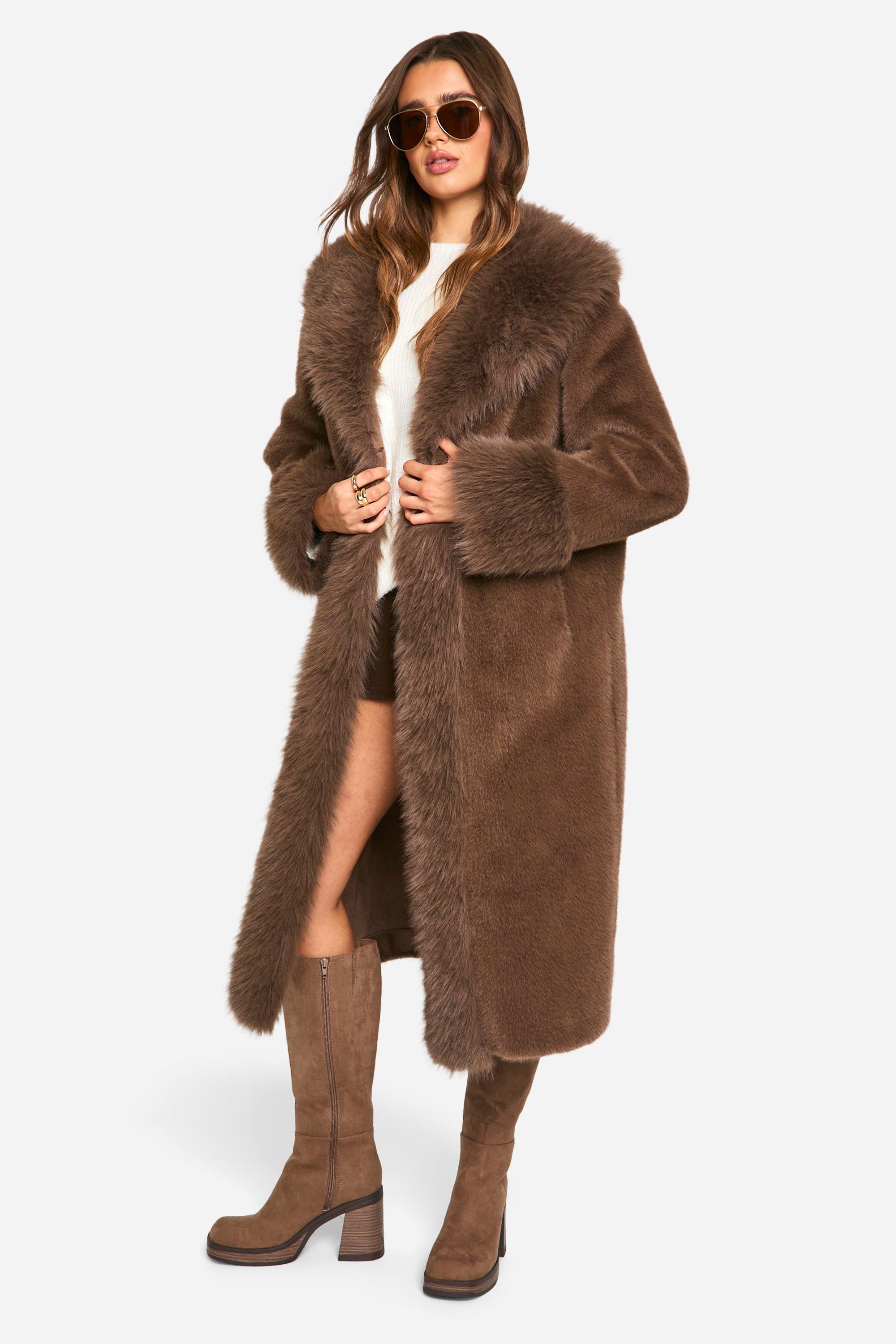 Torrid Faux hot Fur Midi Coat