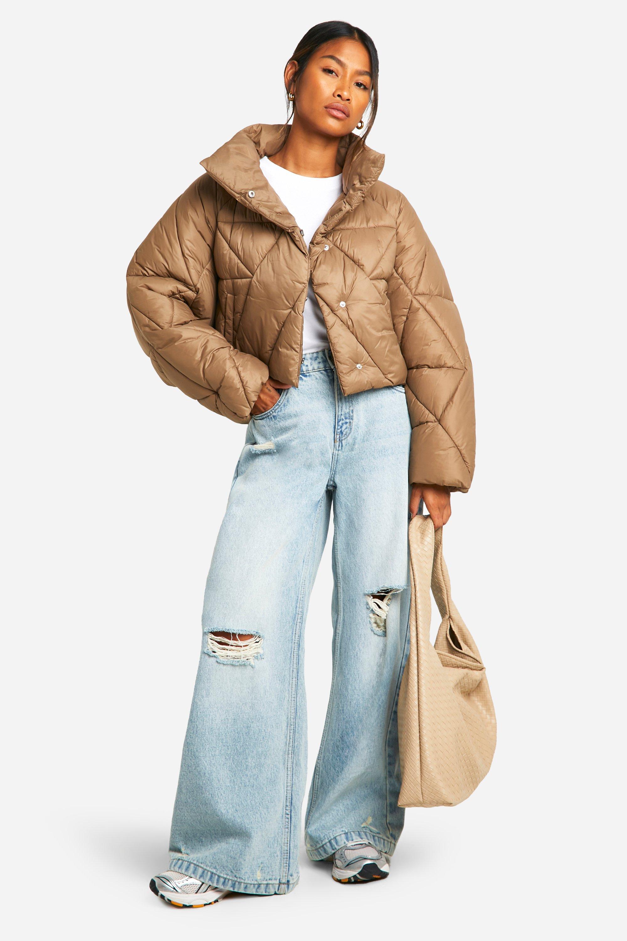 Padded boxy puffer jacket hotsell