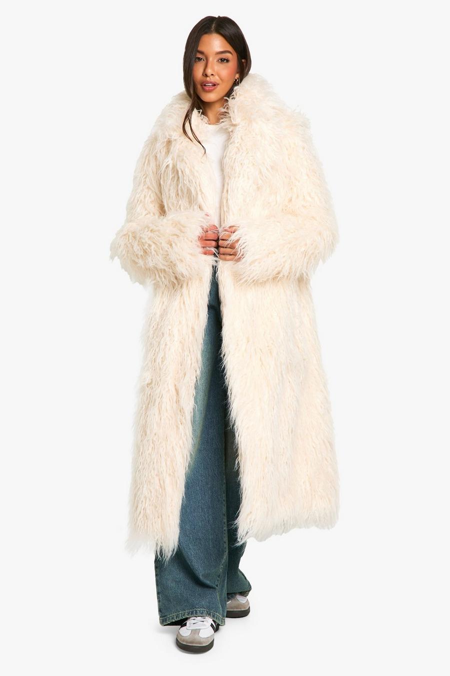 Faux Mongolian Fur Maxi Coat | boohoo Faux Mongolian Fur Maxi Coat | boohoo