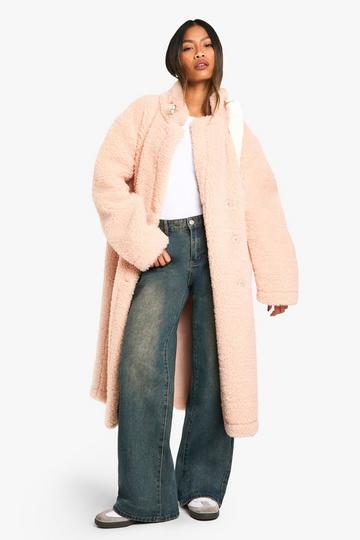 Omkeerbare Long Line Aviator pink