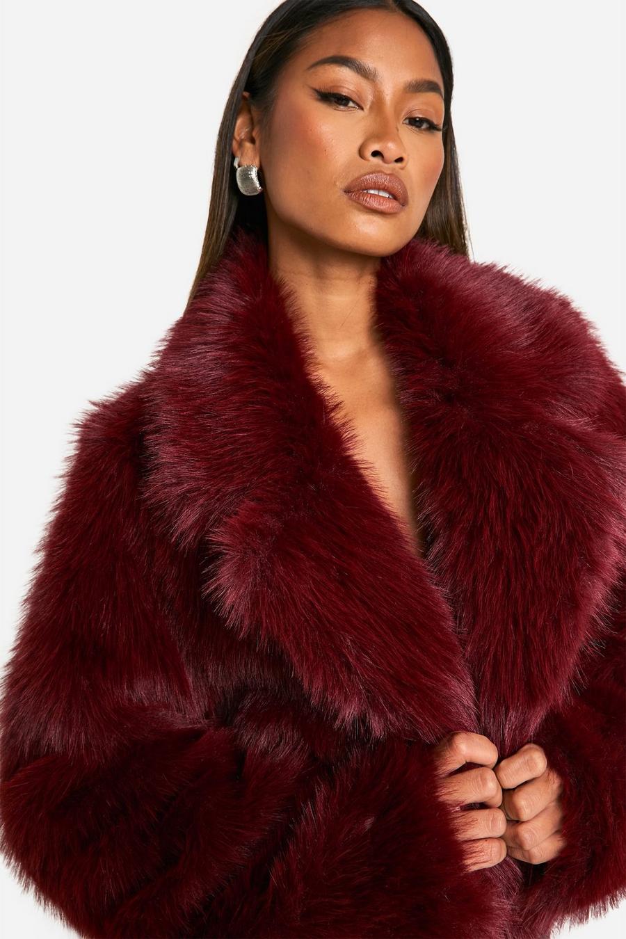 Short Faux Fur Jacket | boohoo Short Faux Fur Jacket | boohoo