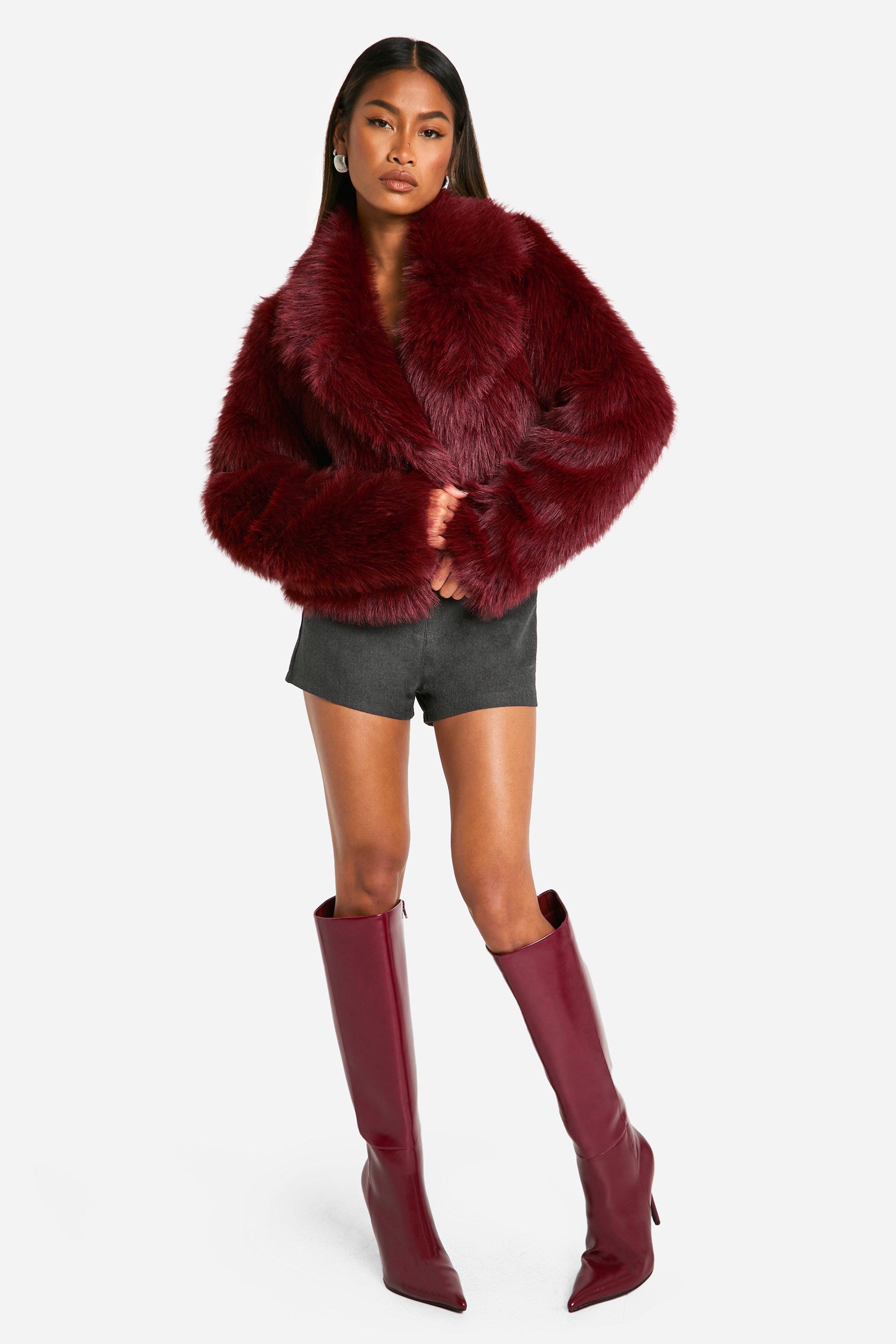 Short Faux Fur Jacket | boohoo