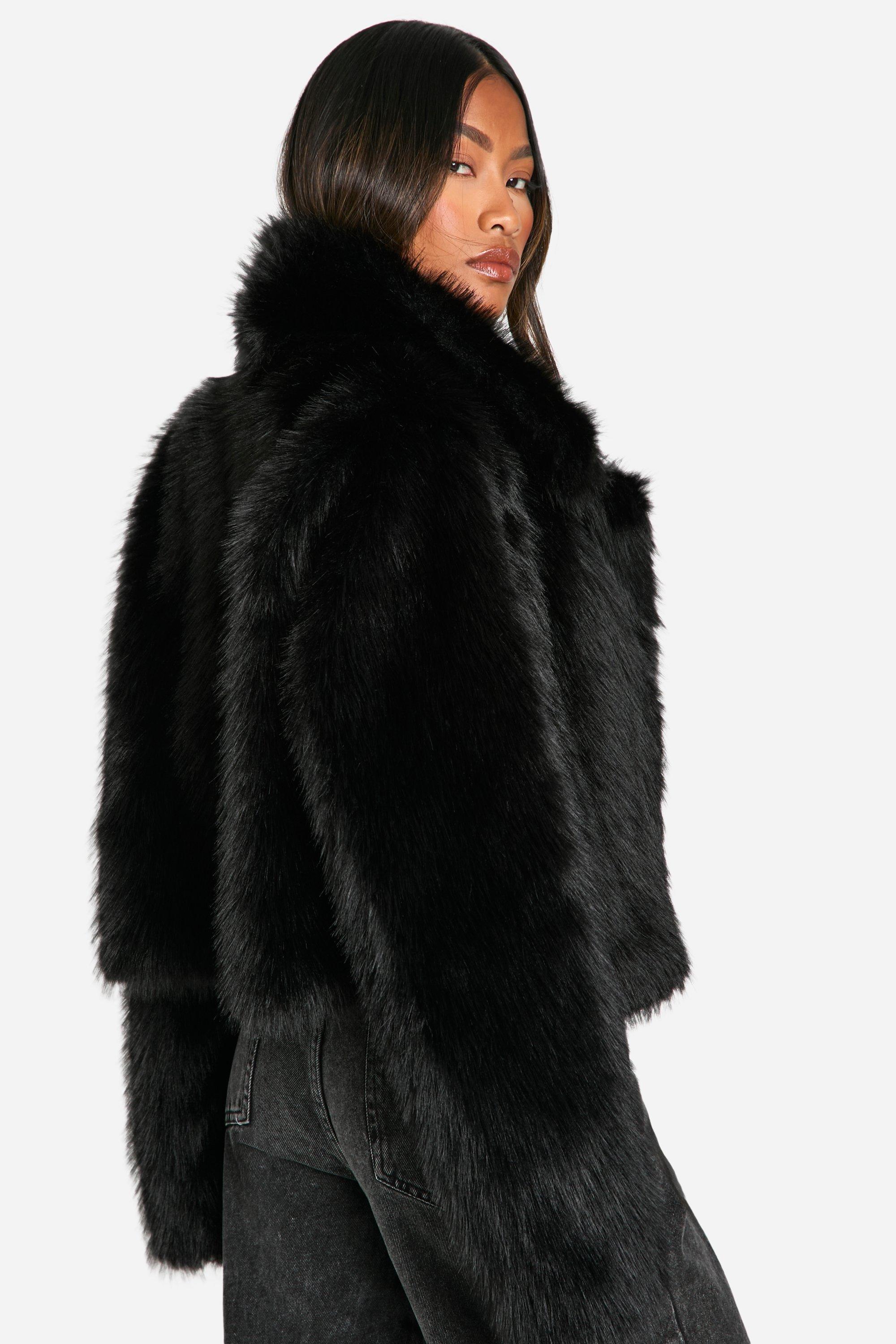 Short Faux Fur Jacket