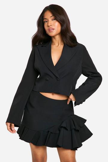 Petite Korte Blazer black