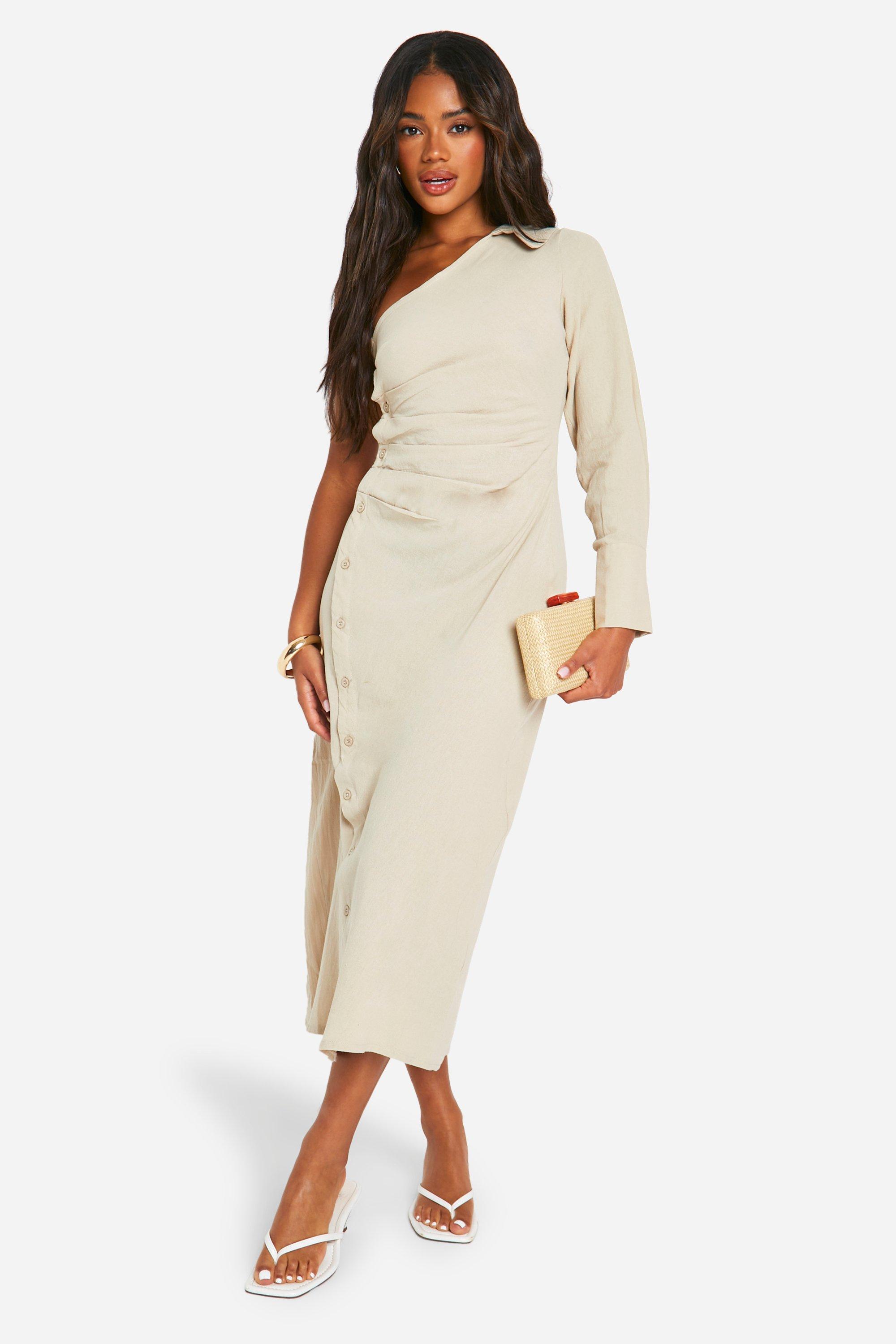 Vestito camicia lino sales