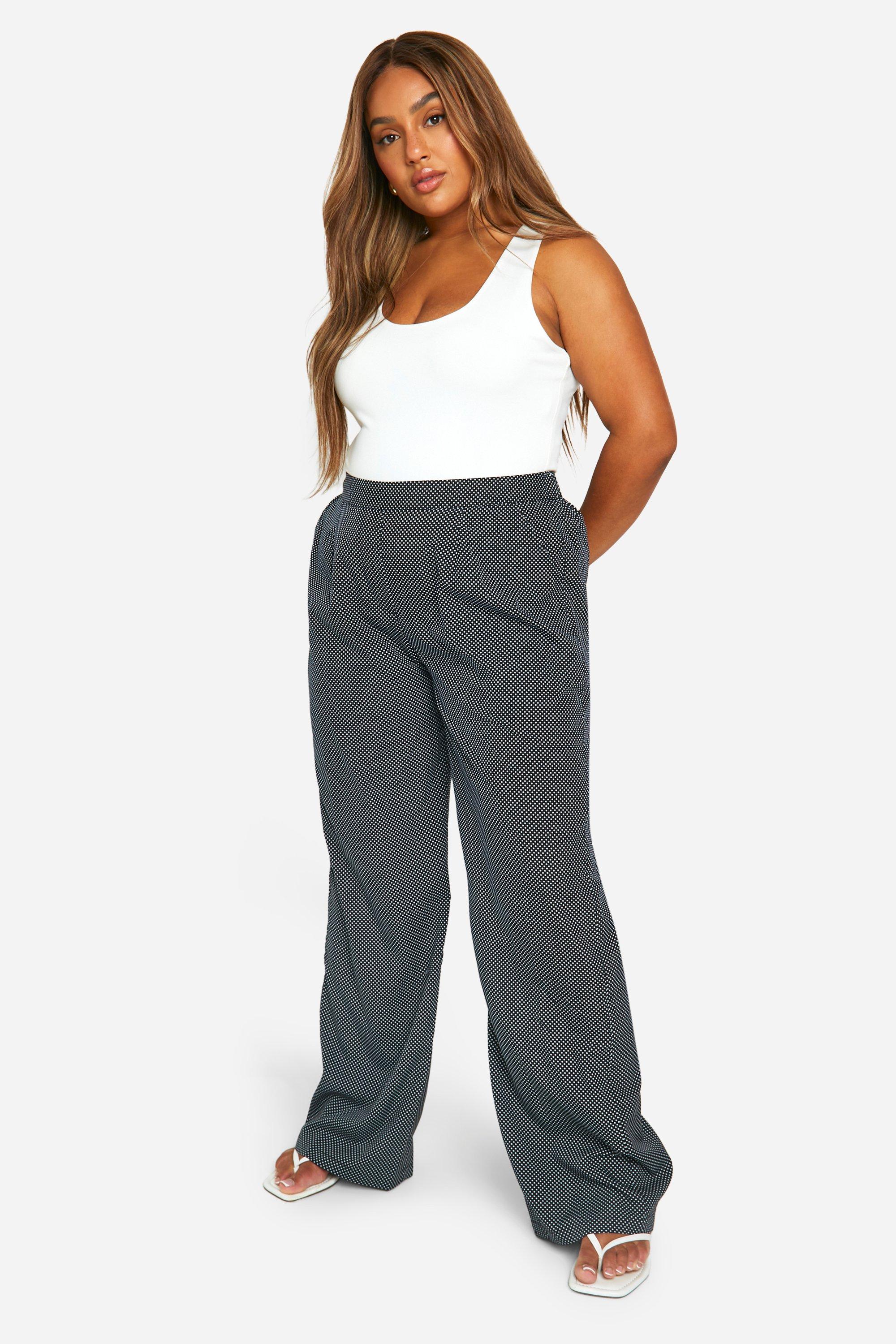 Pantalon a pois femme clearance