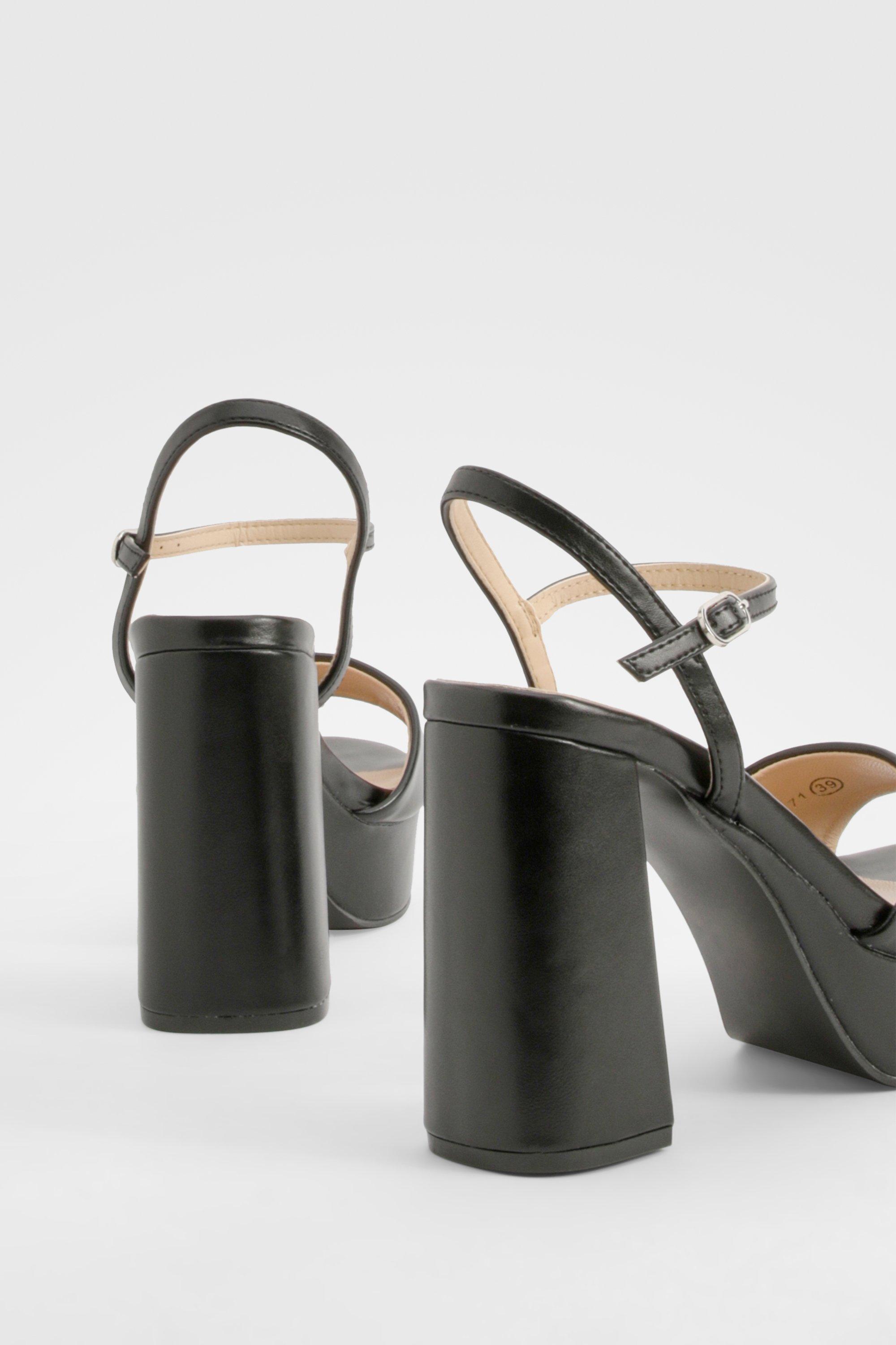 Open Toe Platform Heels