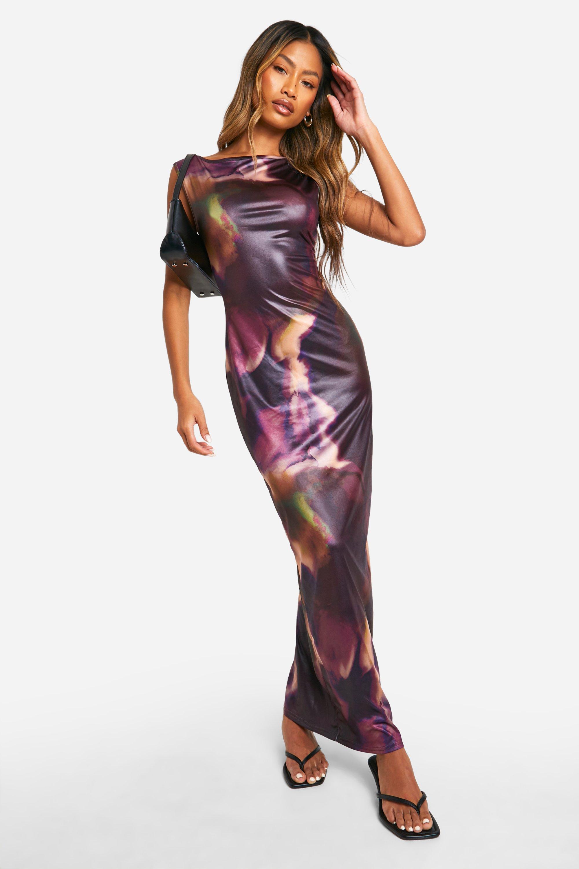 Boohoo pu dress store